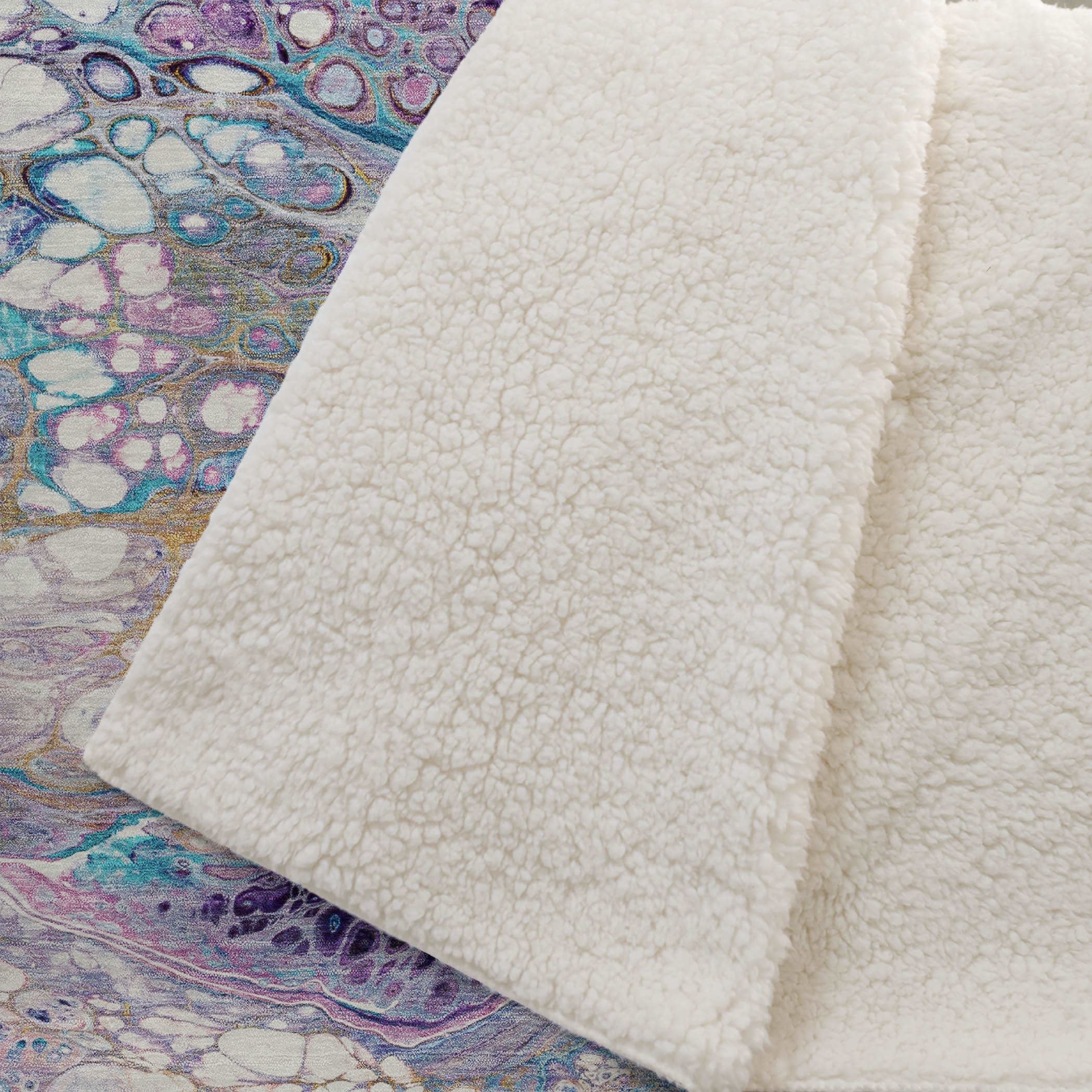 Luxury Machine Washable Contemporary KK19 Lavender Purple Rug 1'8" x 2'6" #shape_Rectangle
