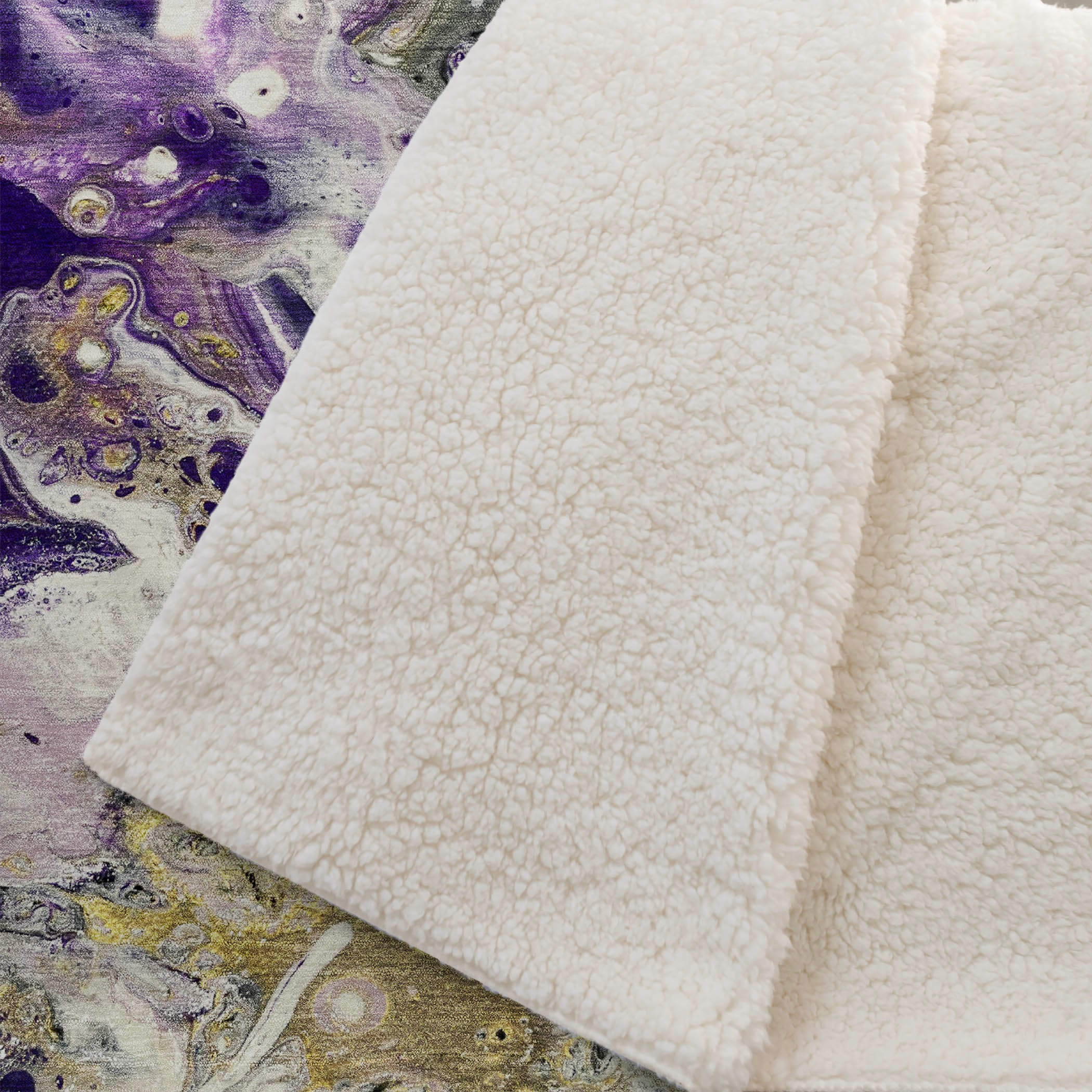 Luxury Machine Washable Contemporary KK7 Majesty Purple Rug 1'8" x 2'6" #shape_Rectangle