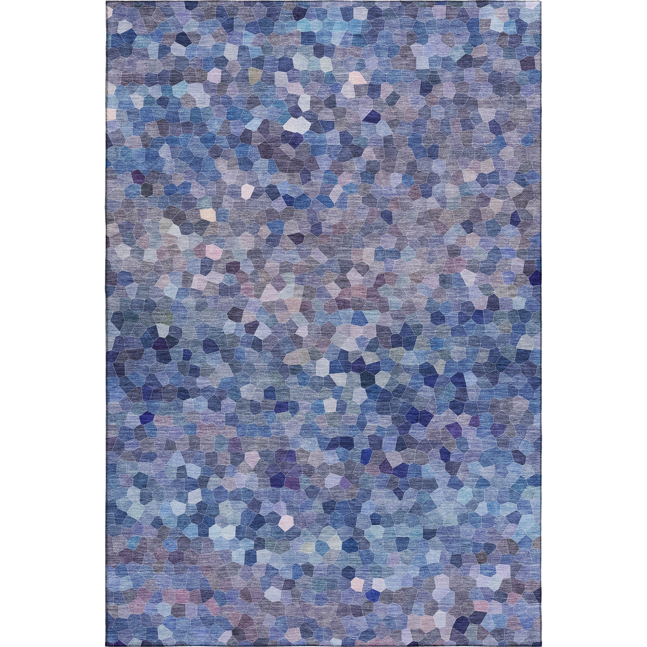 Luxury Washable Indoor/Outdoor Transitional KL1 Baltic Blue Rug 2'6" x 3'10" #shape_Rectangle