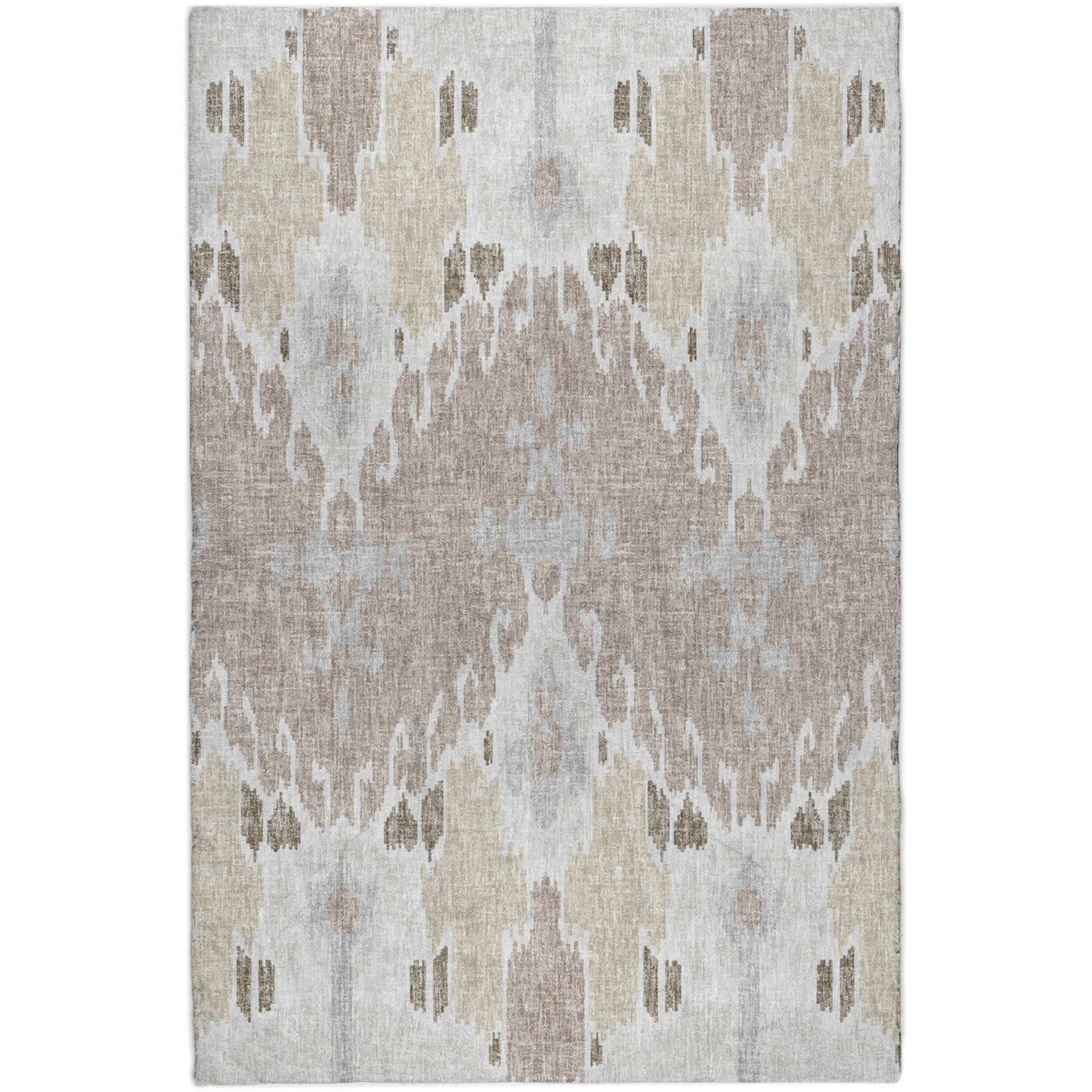Luxury Washable Transitional LN5 Ivory Rug 2'6" x 3'10" #shape_Rectangle