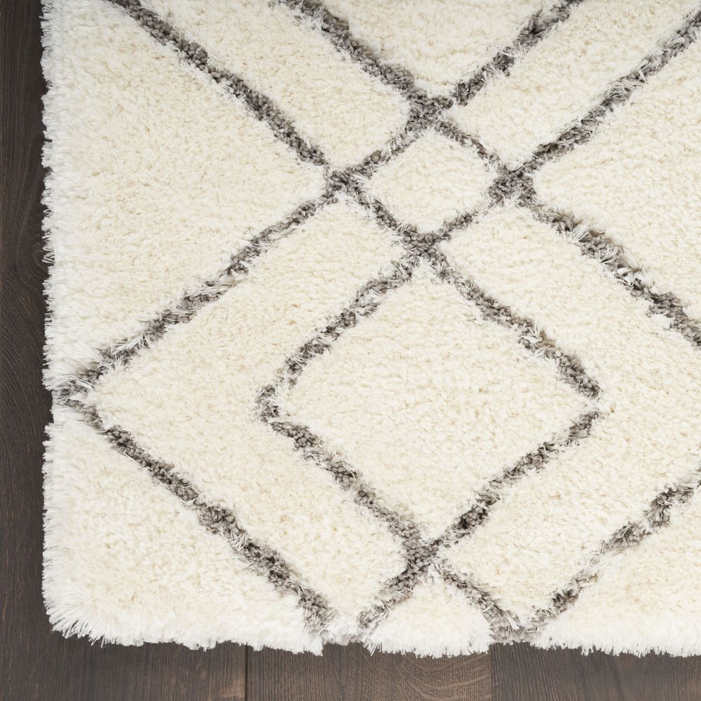Luxurious Shag LXR07 Ivory Rugs #color_ivory