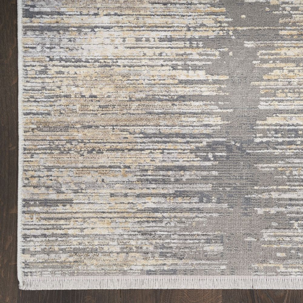 Modern Abstract MAB03 Grey Gold Rug #color_grey gold
