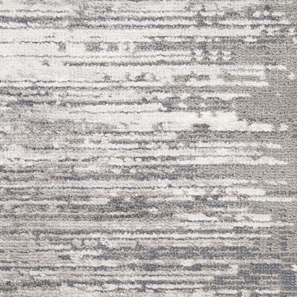 Modern Abstract MAB03 Grey White Rug #color_grey white