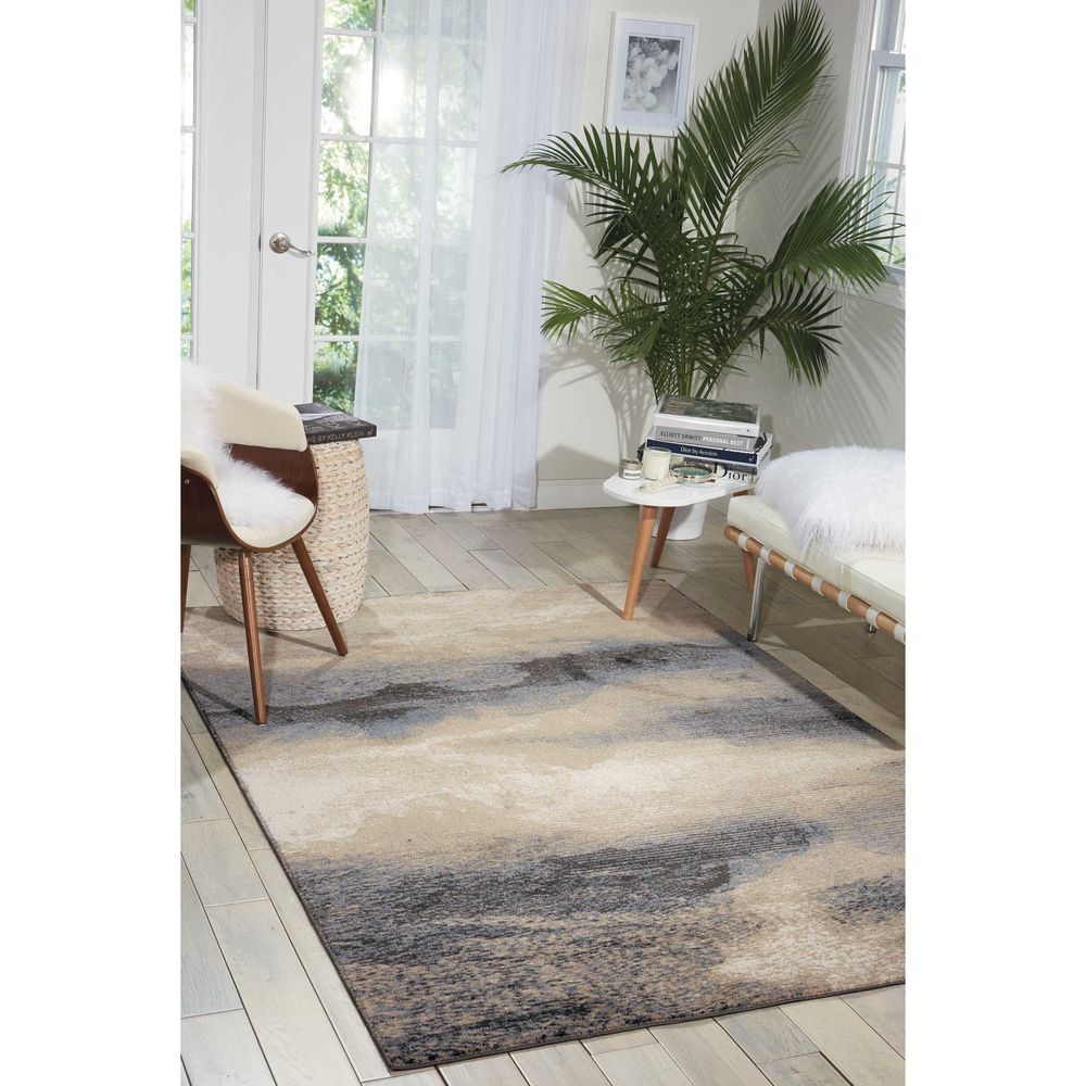 Maxell MAE06 Ivory/Teal Rugs #color_ivory/teal
