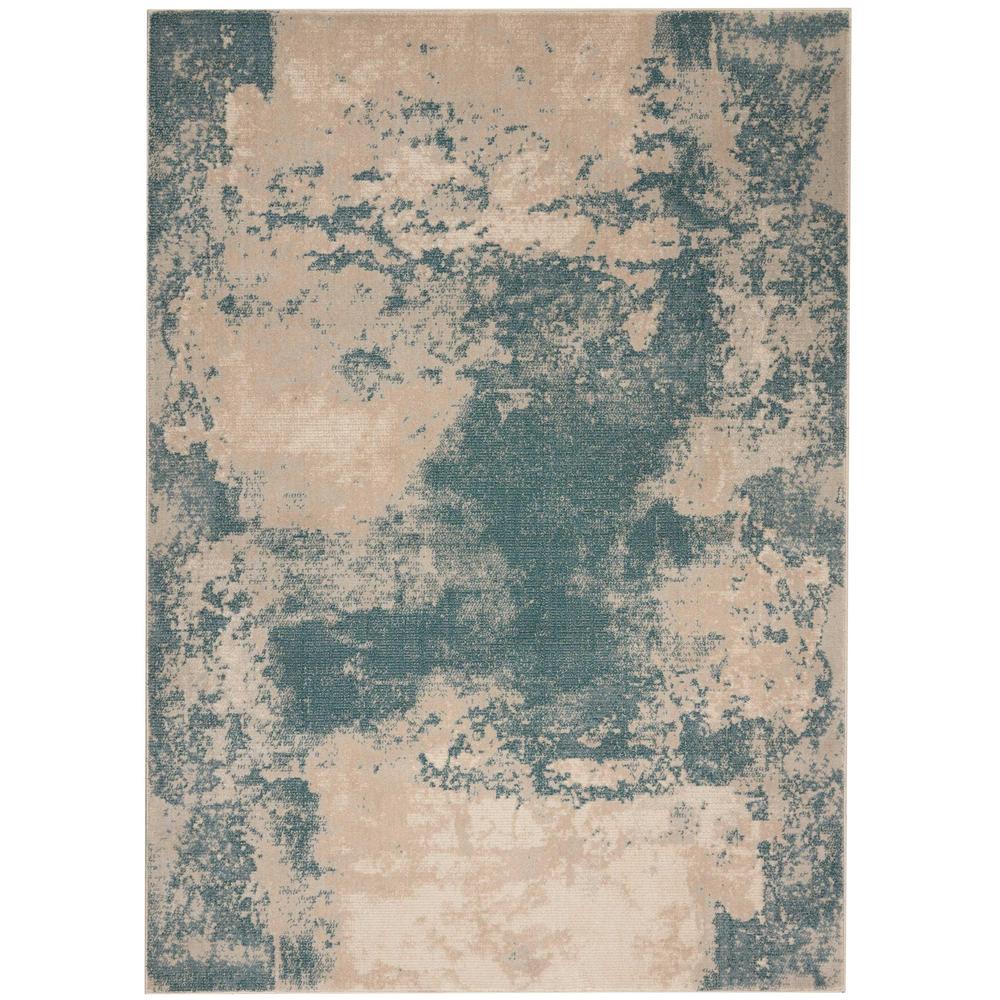 Maxell MAE13 Ivory/Teal Rugs #color_ivory/teal