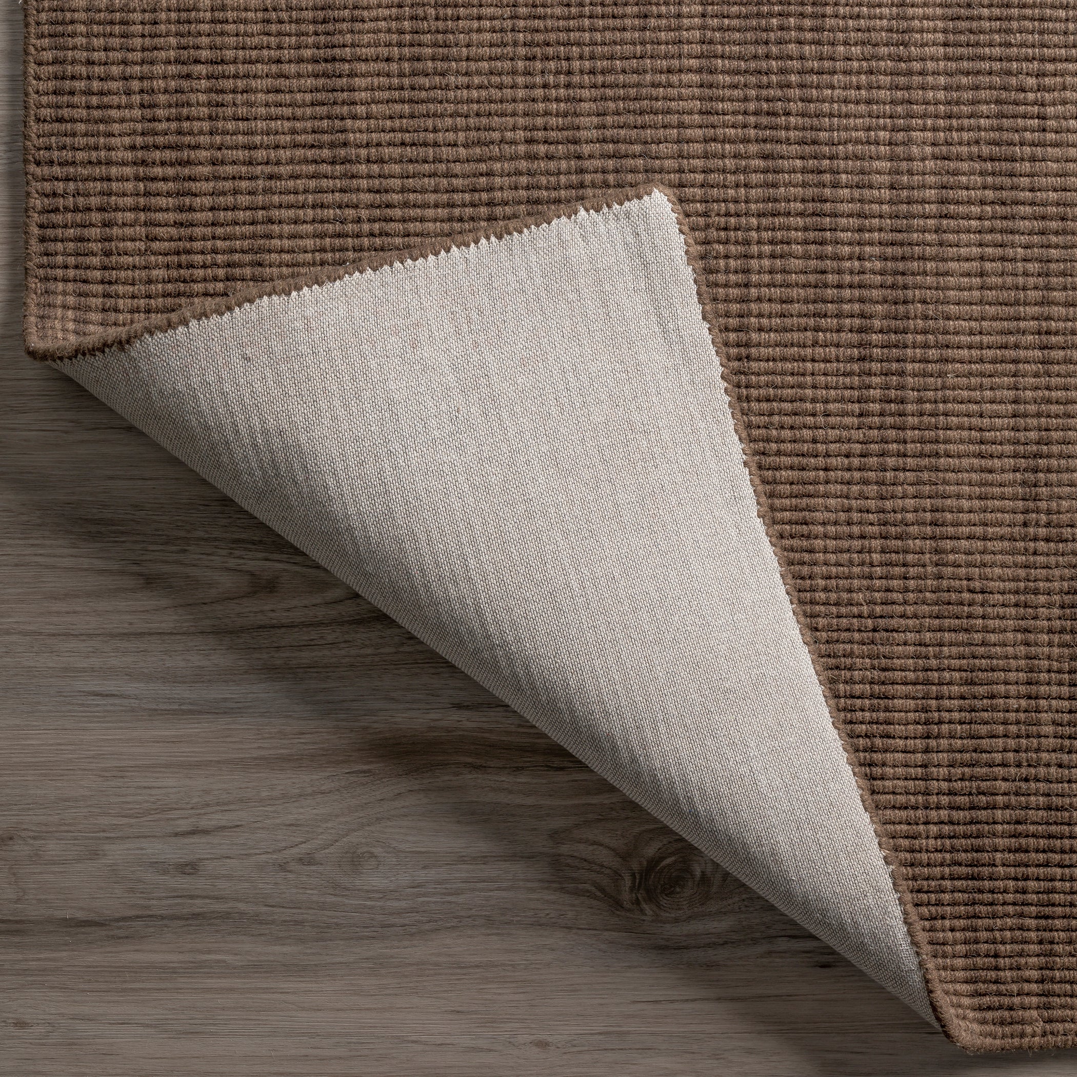 Transitional MC100 Chocolate Brown Wool Rug 2' x 3' #shape_Rectangle