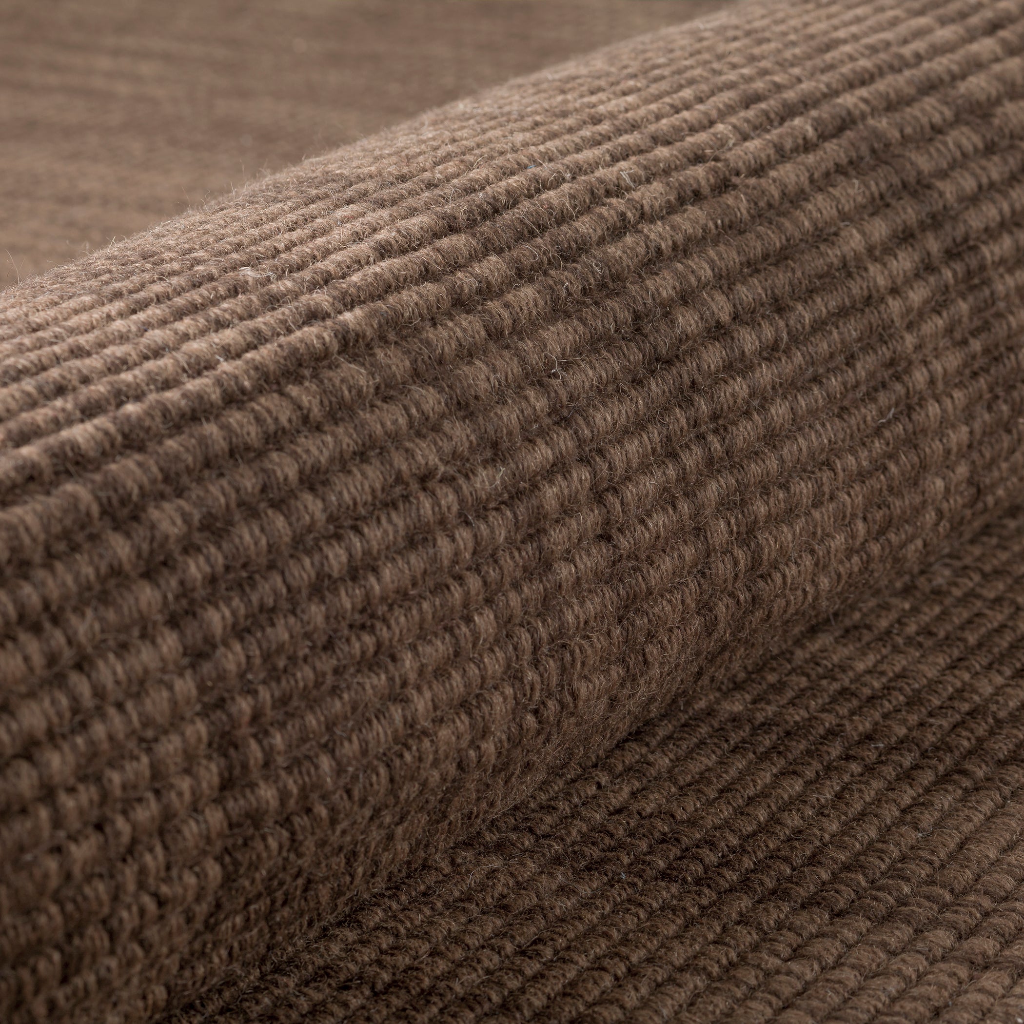 Transitional MC100 Chocolate Brown Wool Rug 2' x 3' #shape_Rectangle