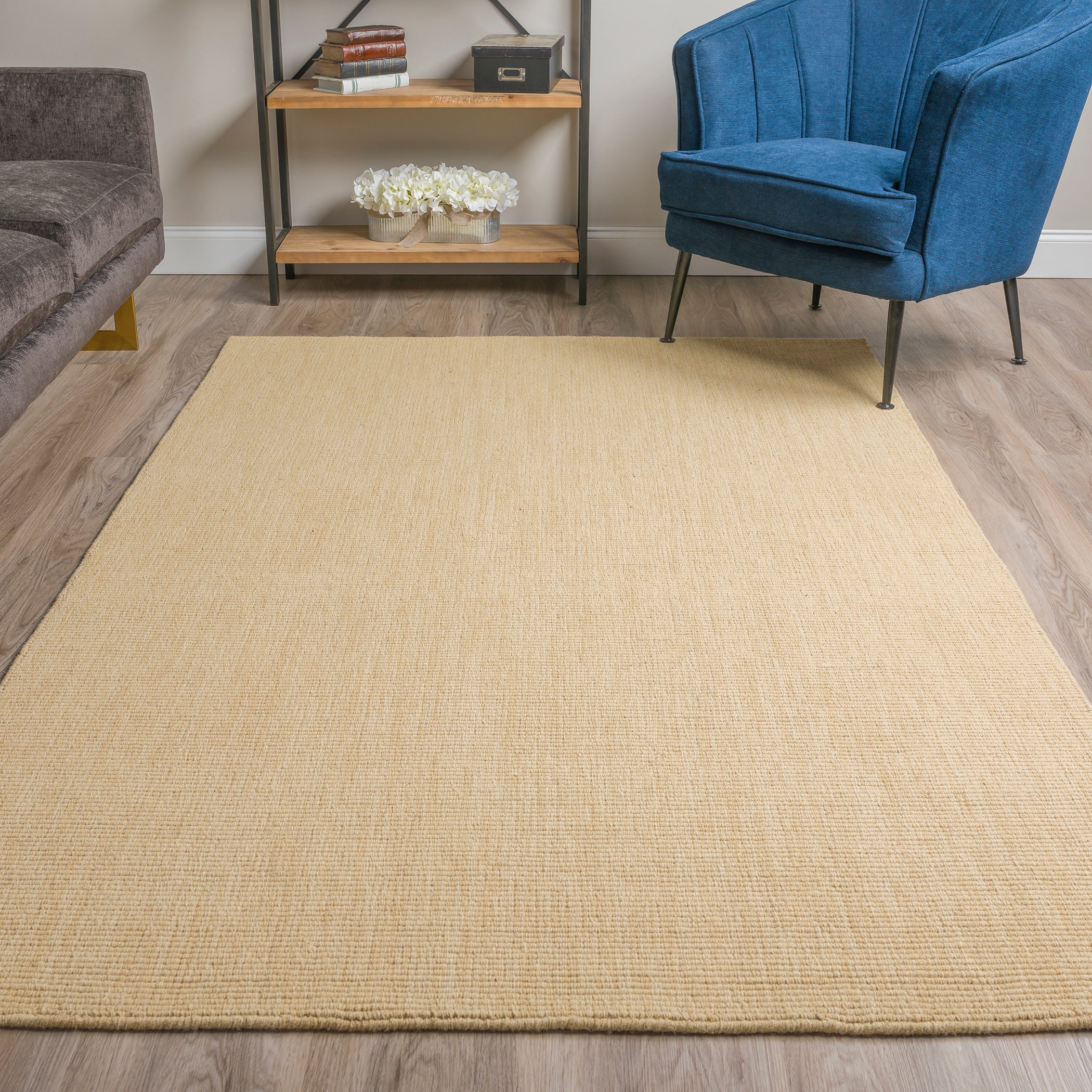 Transitional MC100 Honey Gold 8 x 10 Wool Rug 8' x 10' #shape_Rectangle