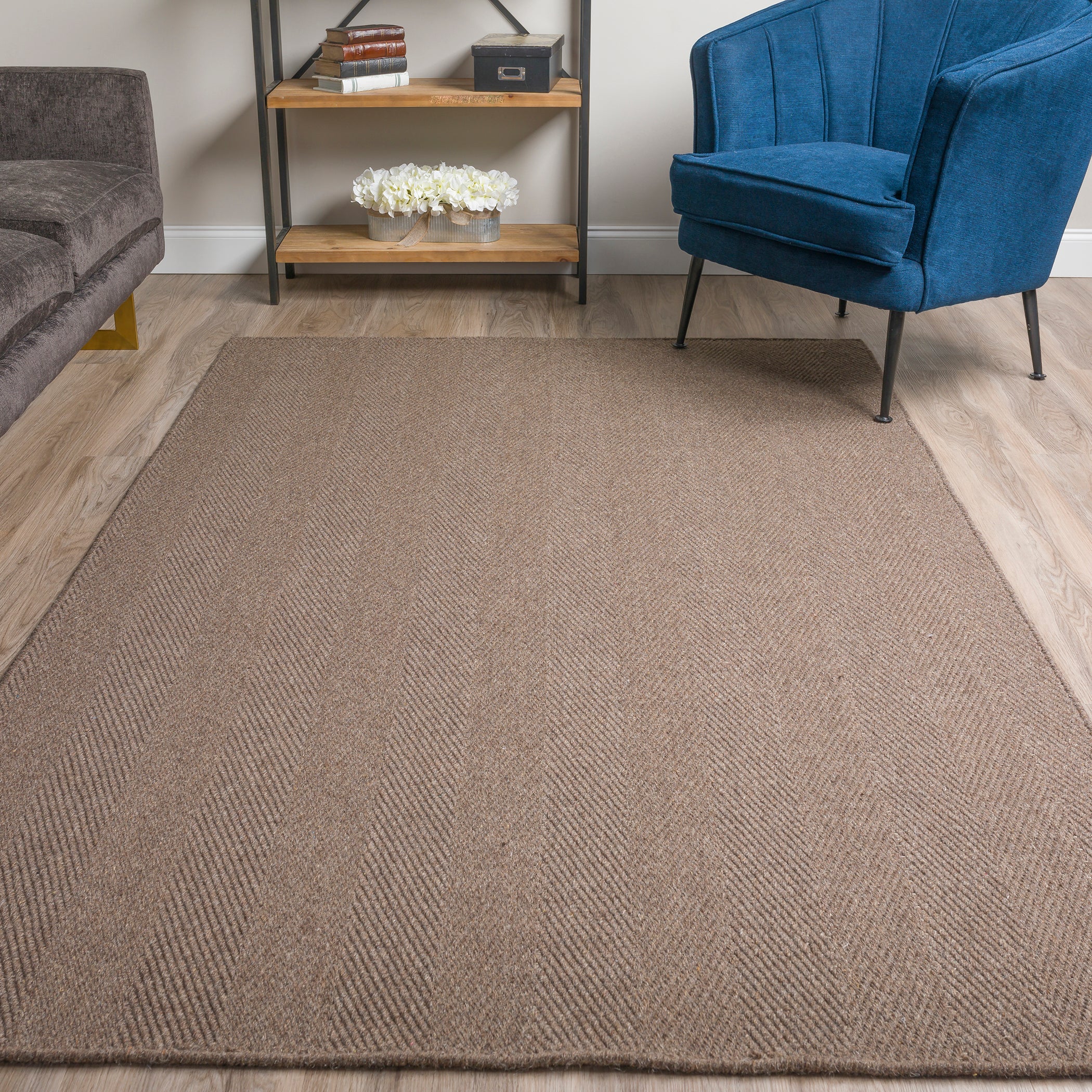 Transitional MC200 Charcoal Gray Wool Rug 2' x 3' #shape_Rectangle