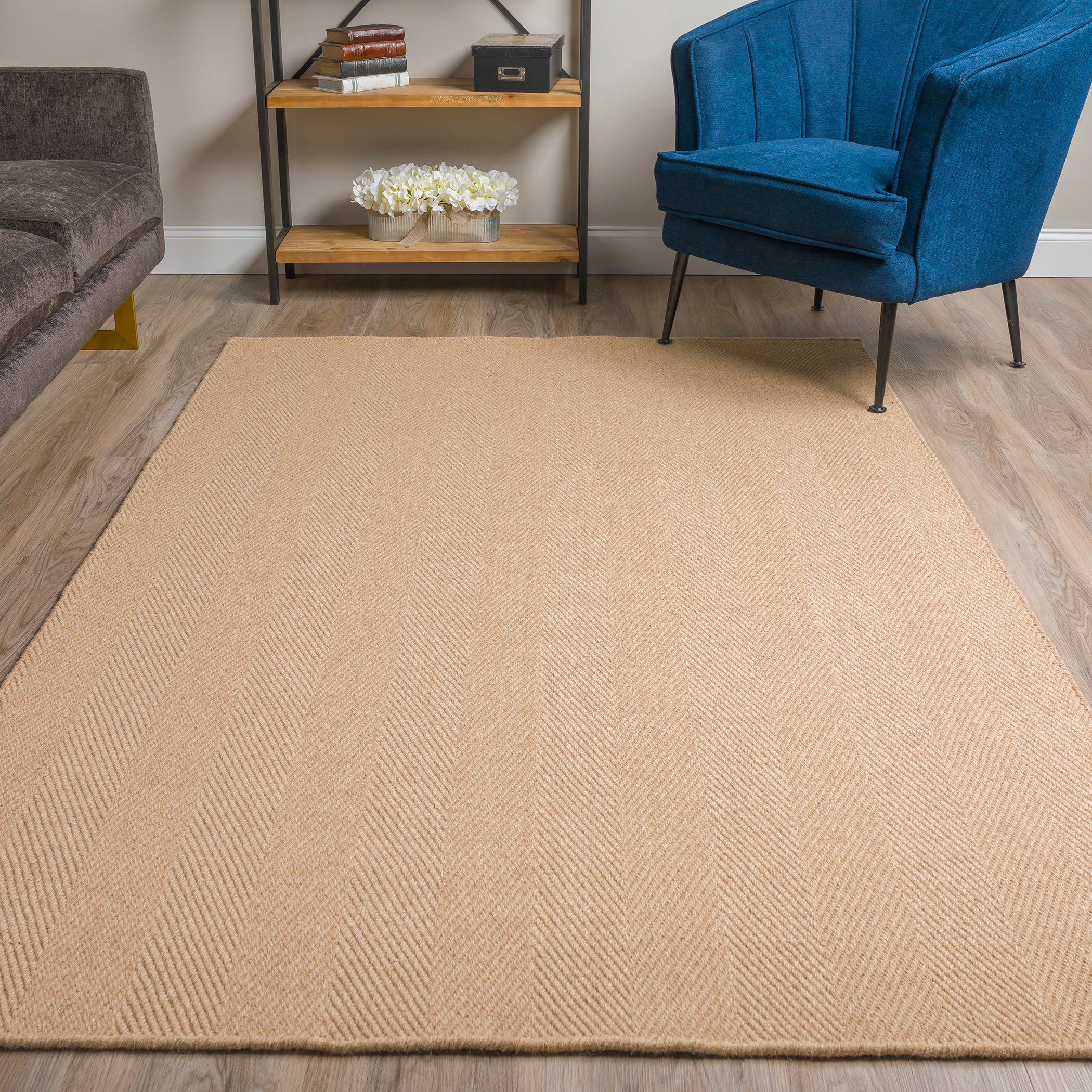 Transitional MC200 Ecru Ivory Wool Rug 2' x 3' #shape_Rectangle