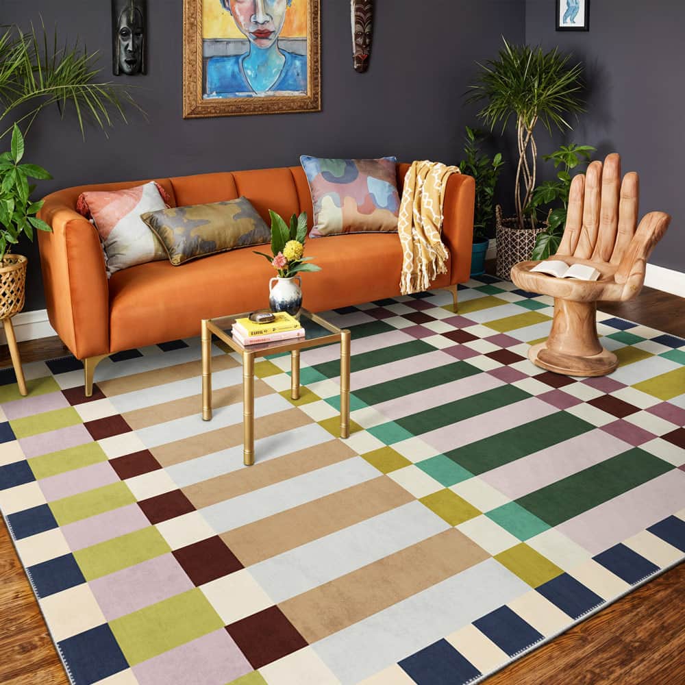 Gleam Machine Washable Area Rug