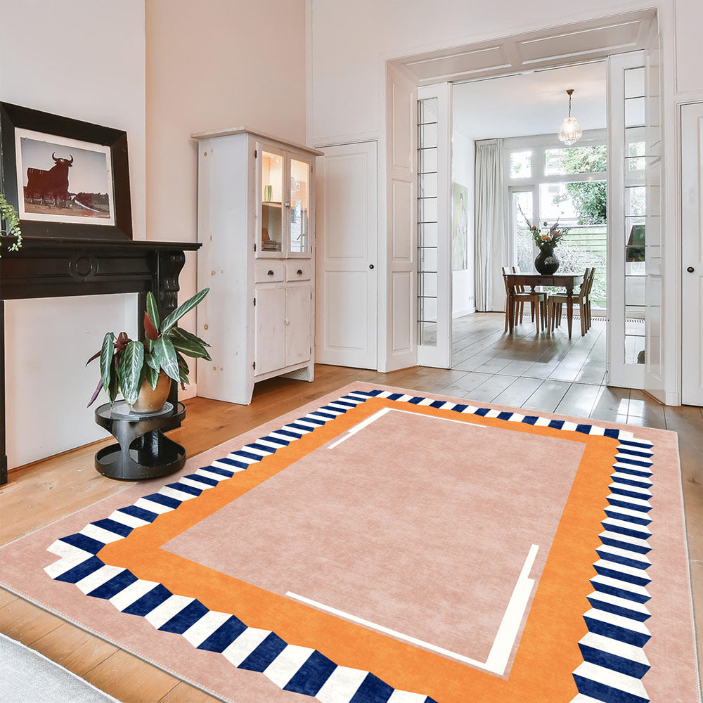 Satin Machine Washable Area Rug