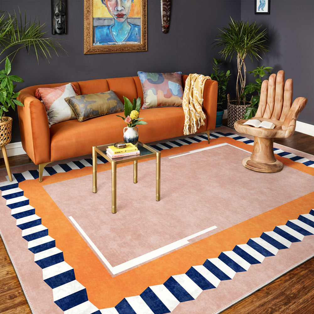 Satin Machine Washable Area Rug