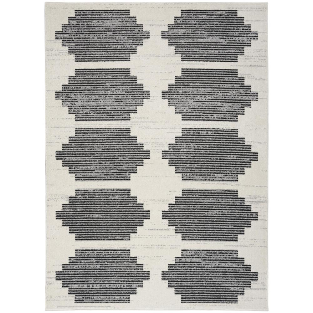 Modern Passion MDP01 Ivory Grey Rugs #color_ivory grey