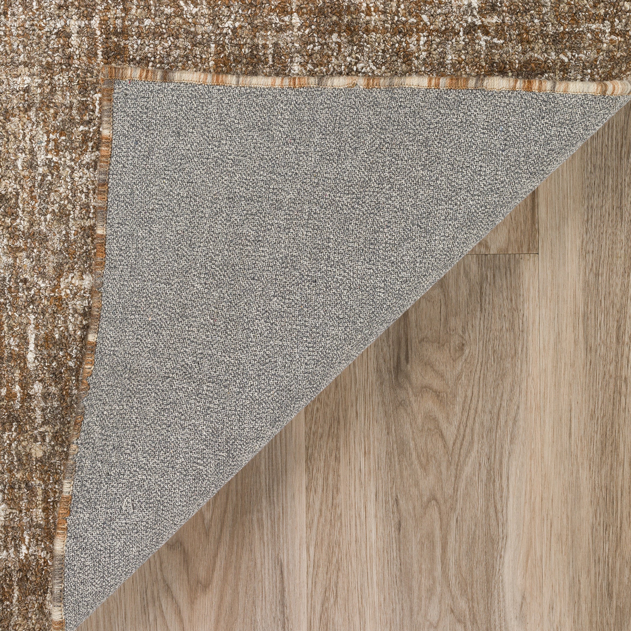 Transitional ME1 Mocha Brown Wool Rug 2' x 3' #shape_Rectangle