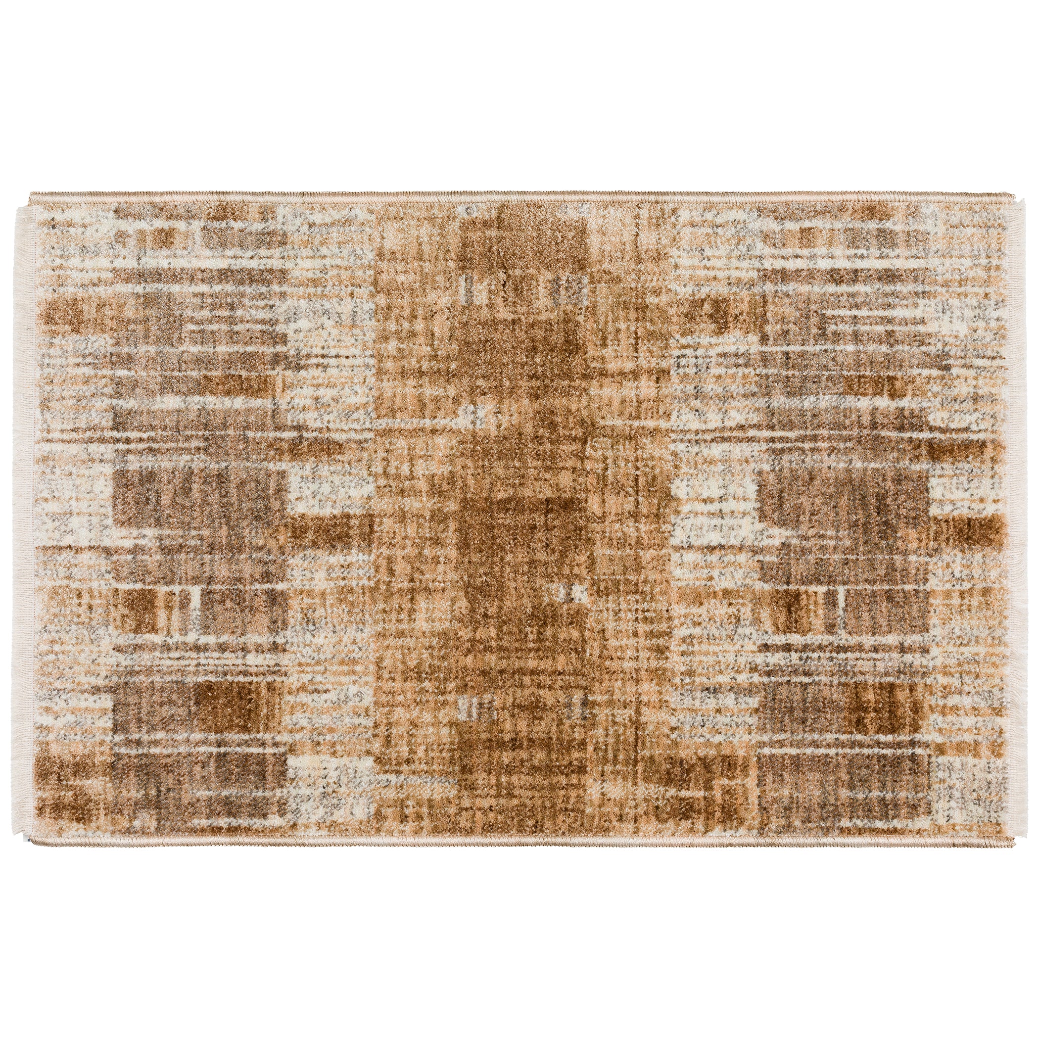 Transitional NA11 Khaki Brown Rug 1'8" x 2'6" #shape_Rectangle