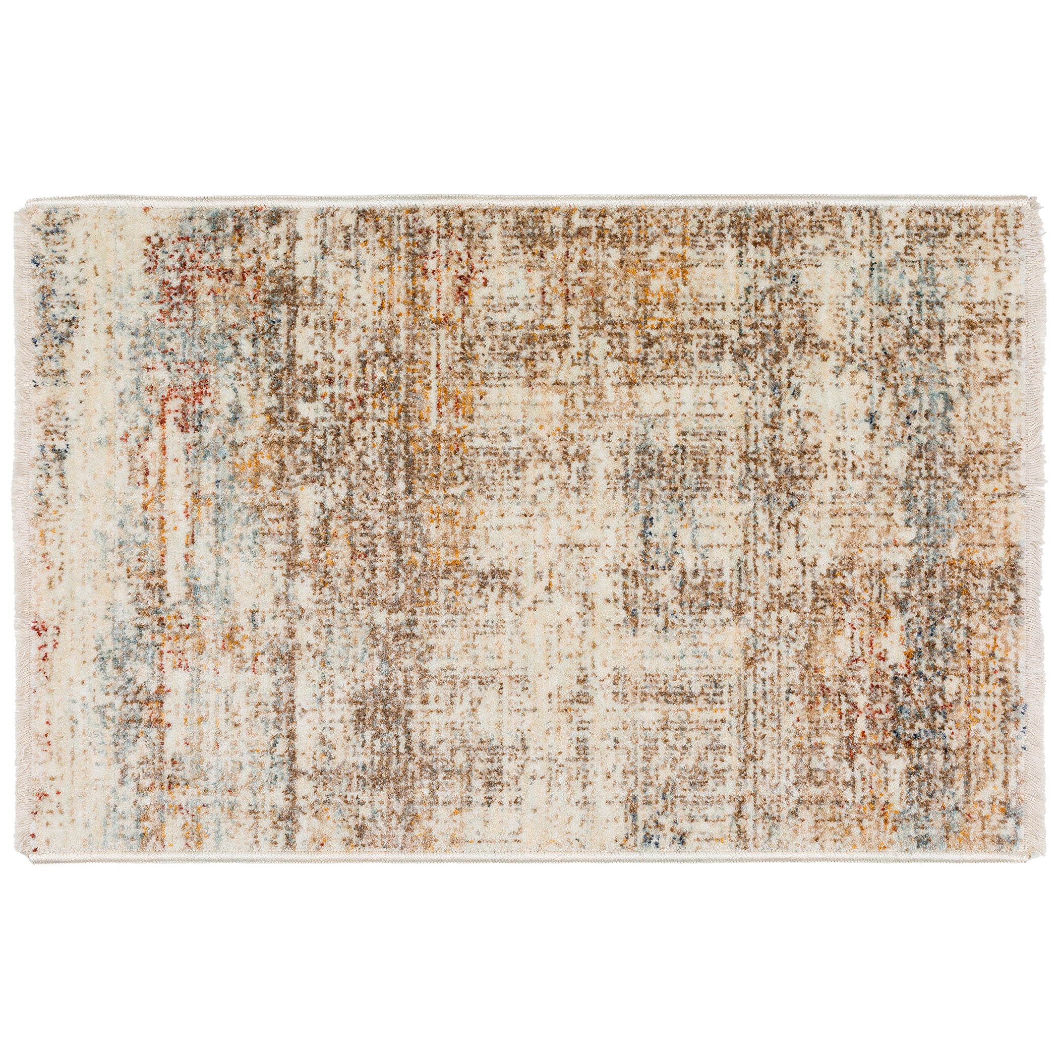 Transitional NA3 Beige Brown Rug 1'8" x 2'6" #shape_Rectangle