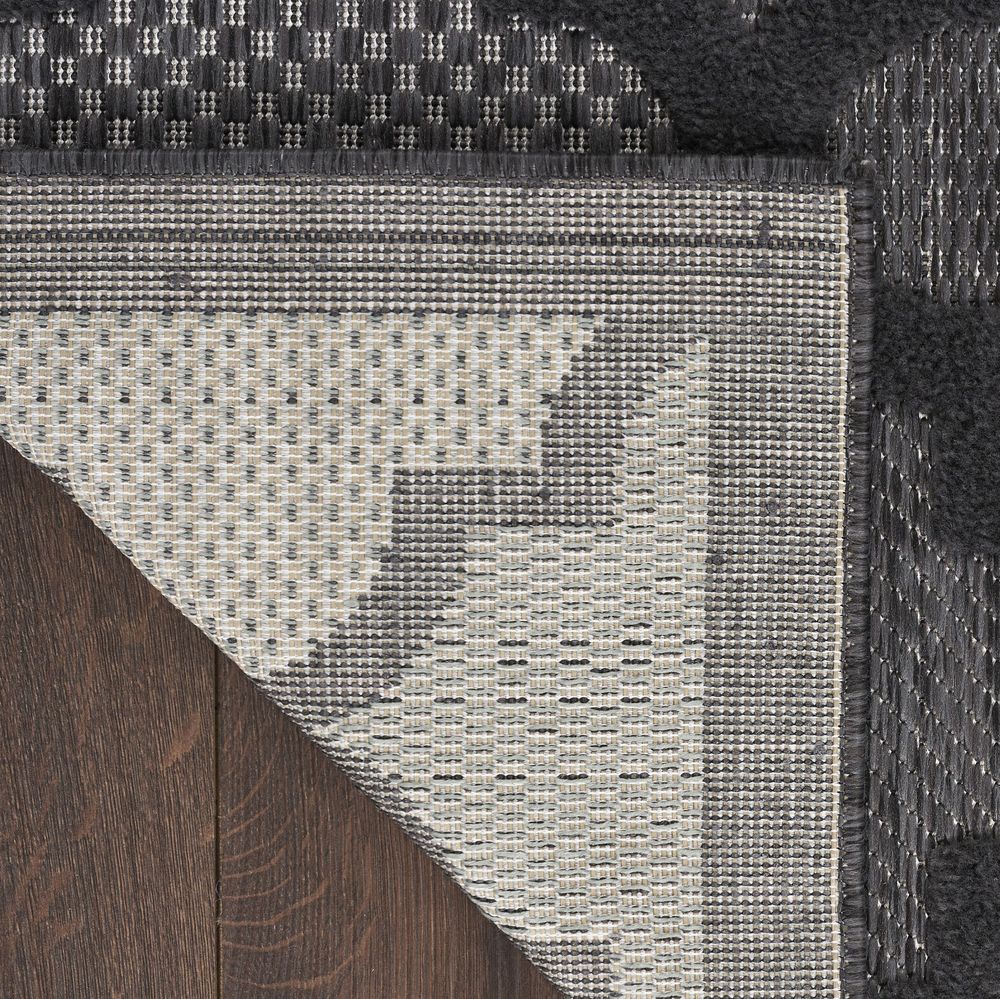 Easy Care NES01 Charcoal/Black Rugs #color_charcoal/black