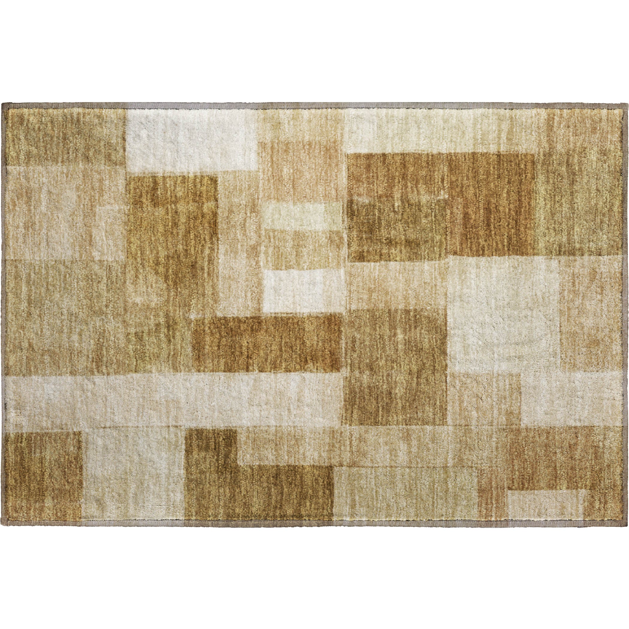 Luxury Machine Washable Indoor/Outdoor Transitional NO15 Terracotta Orange Rug 1'8" x 2'6" #shape_Rectangle