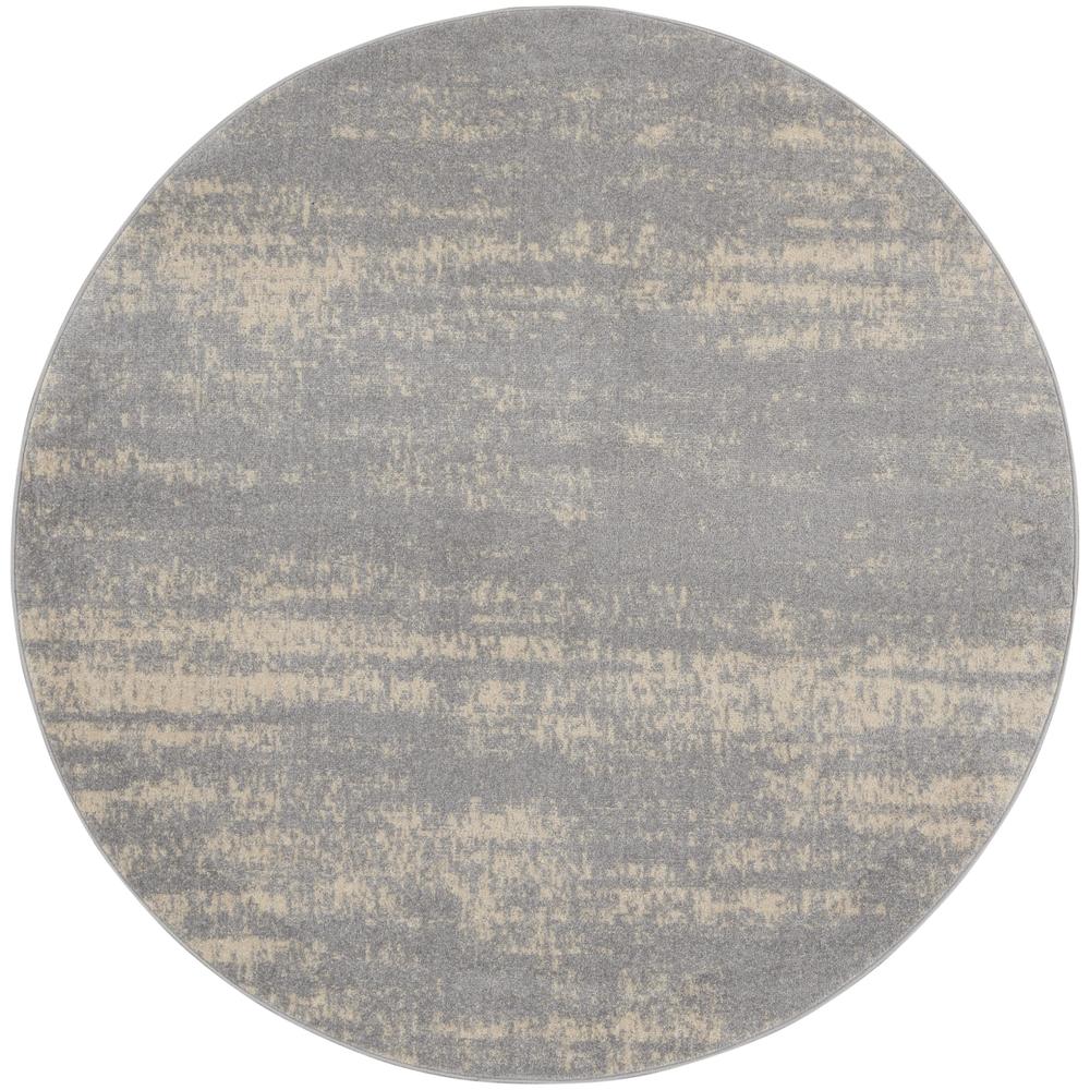 Nourison Essentials NRE03 Grey Beige Rugs #color_grey beige