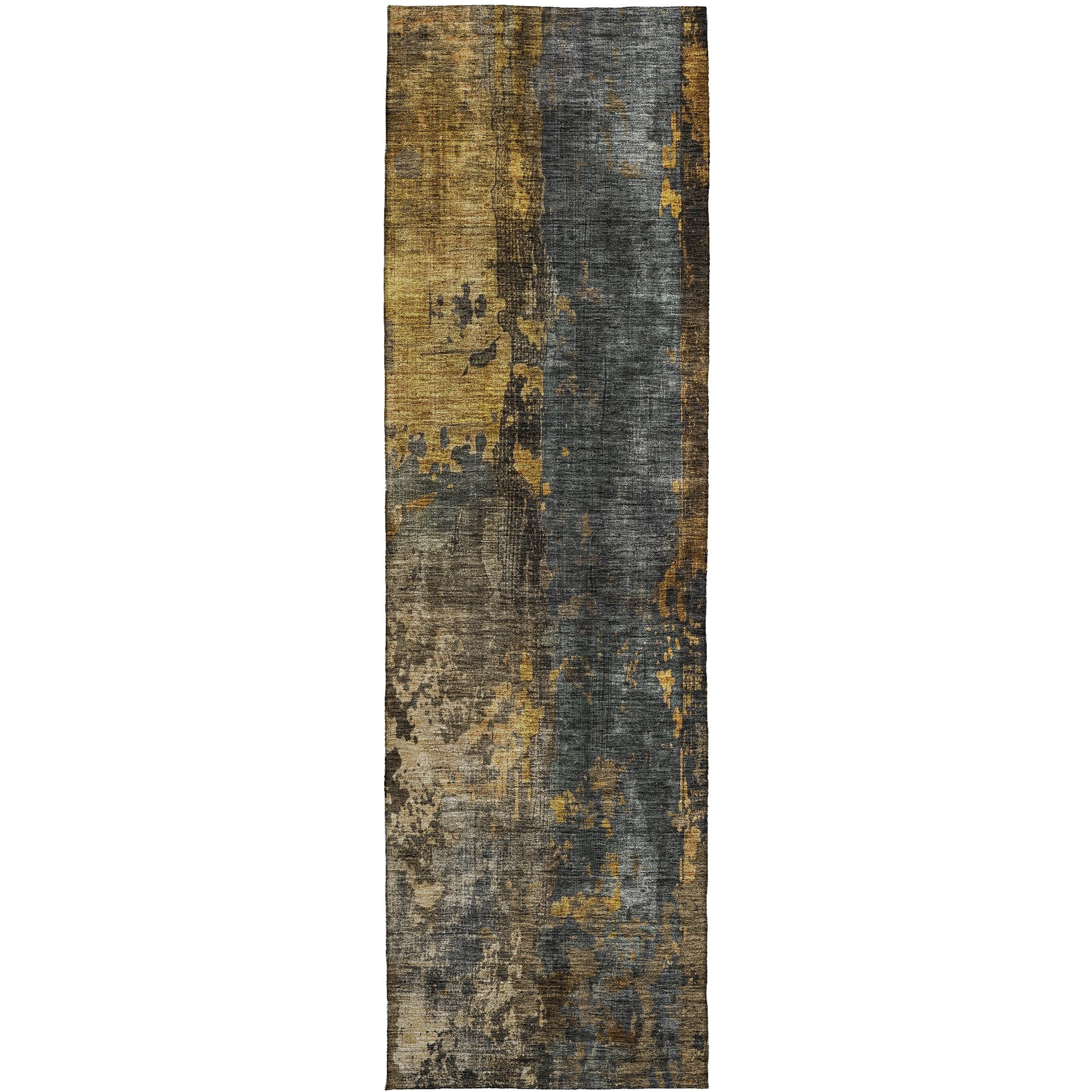 Indoor/Outdoor Contemporary NV12 Gray Rug 2'3" x 7'6" #shape_Runner