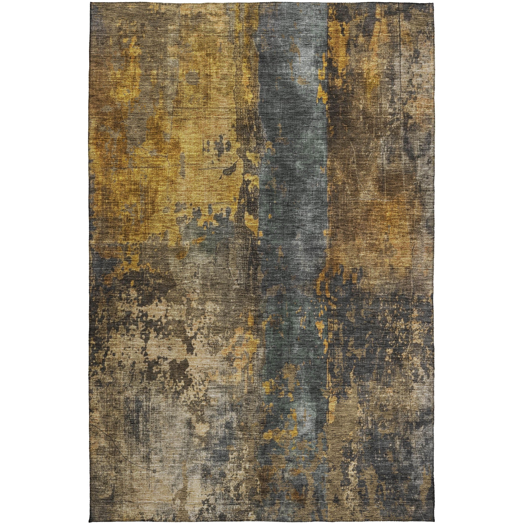Indoor/Outdoor Contemporary NV12 Gray Rug 2'6" x 3'10" #shape_Rectangle