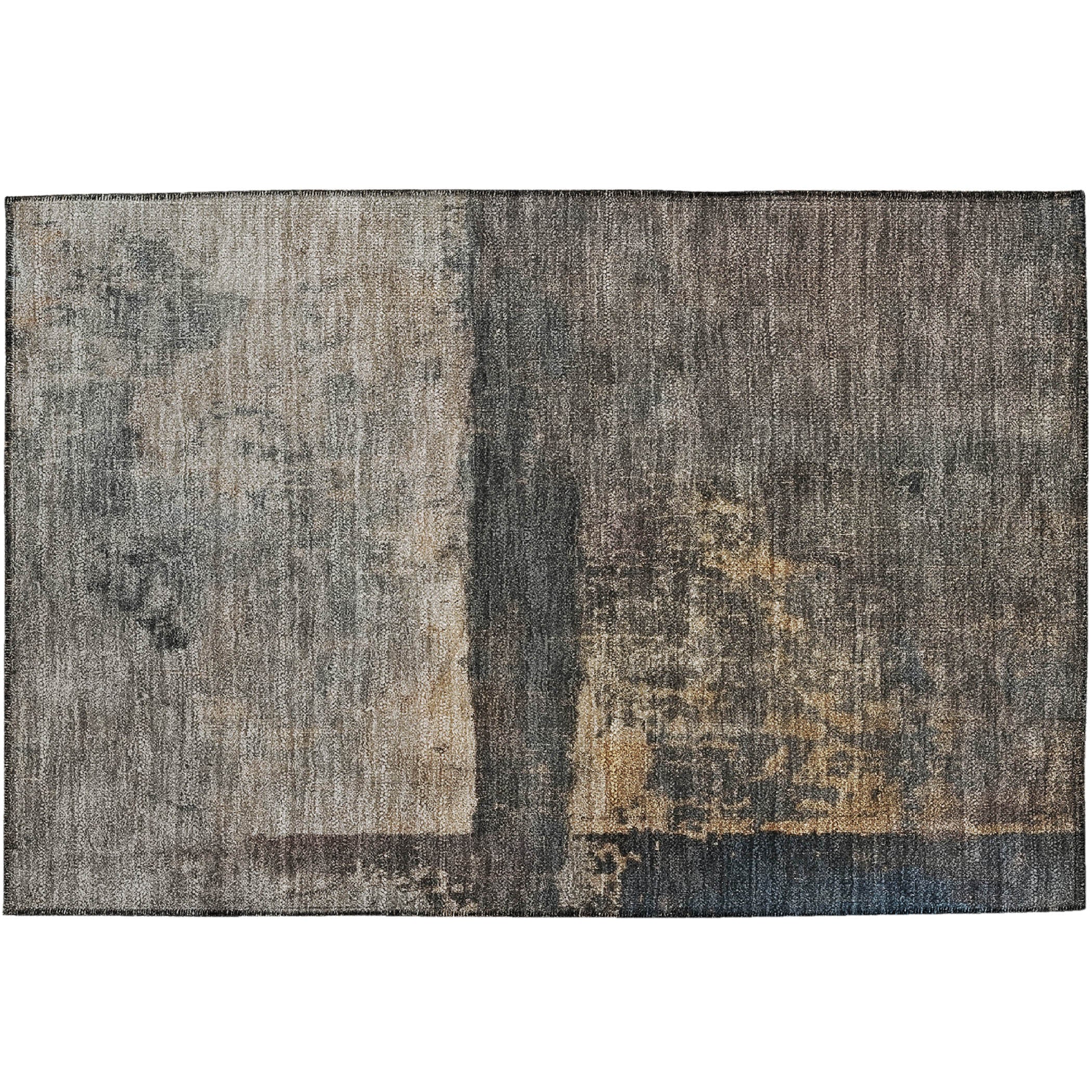 Indoor/Outdoor Contemporary NV16 Coffee Brown Rug 1'8" x 2'6" #shape_Rectangle
