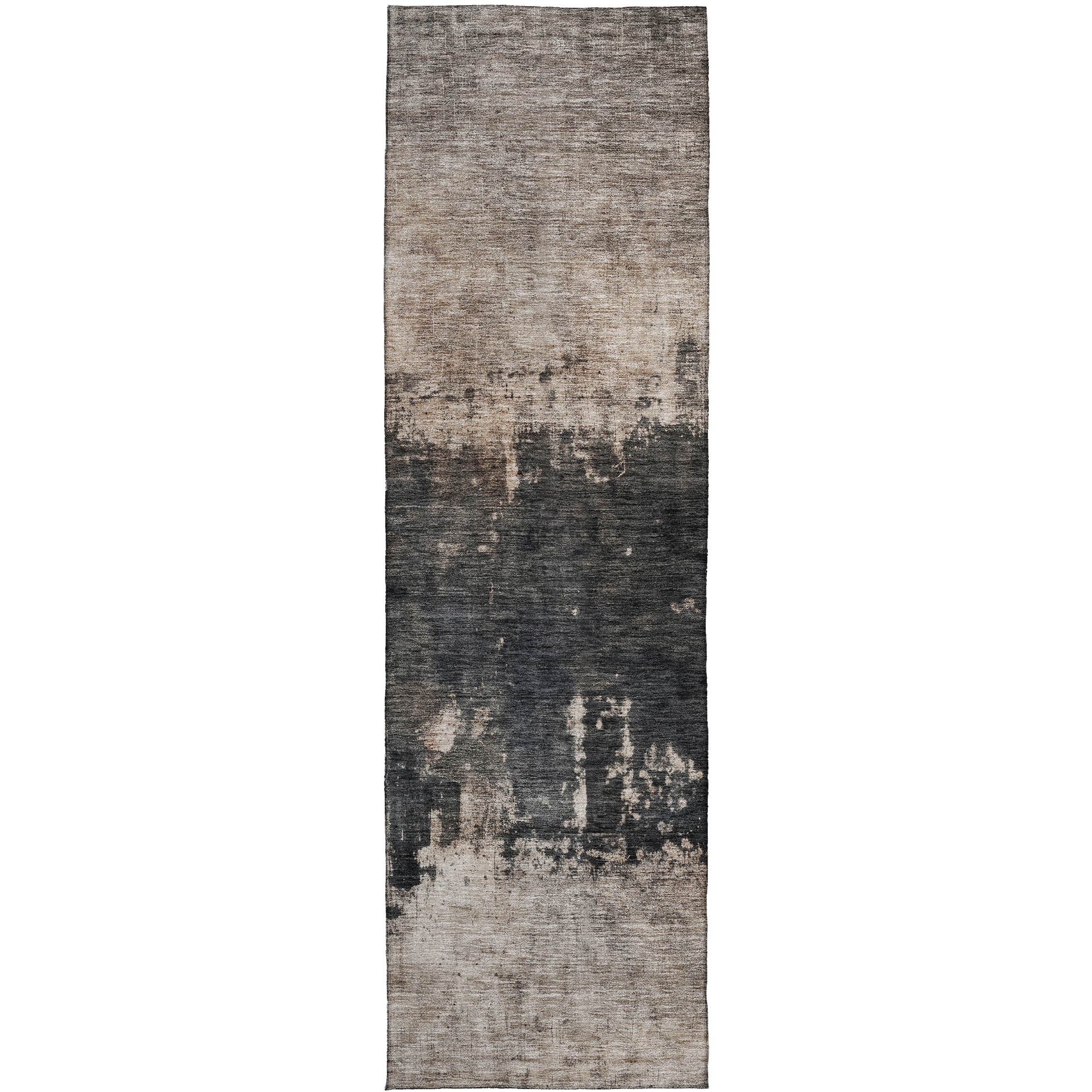 Indoor/Outdoor Contemporary NV23 Taupe Brown Rug 2'3" x 7'6" #shape_Runner