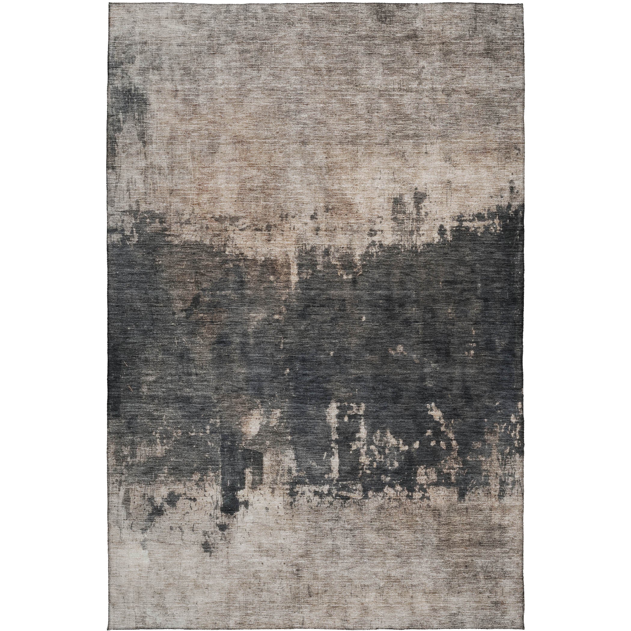 Indoor/Outdoor Contemporary NV23 Taupe Brown Rug 2'6" x 3'10" #shape_Rectangle