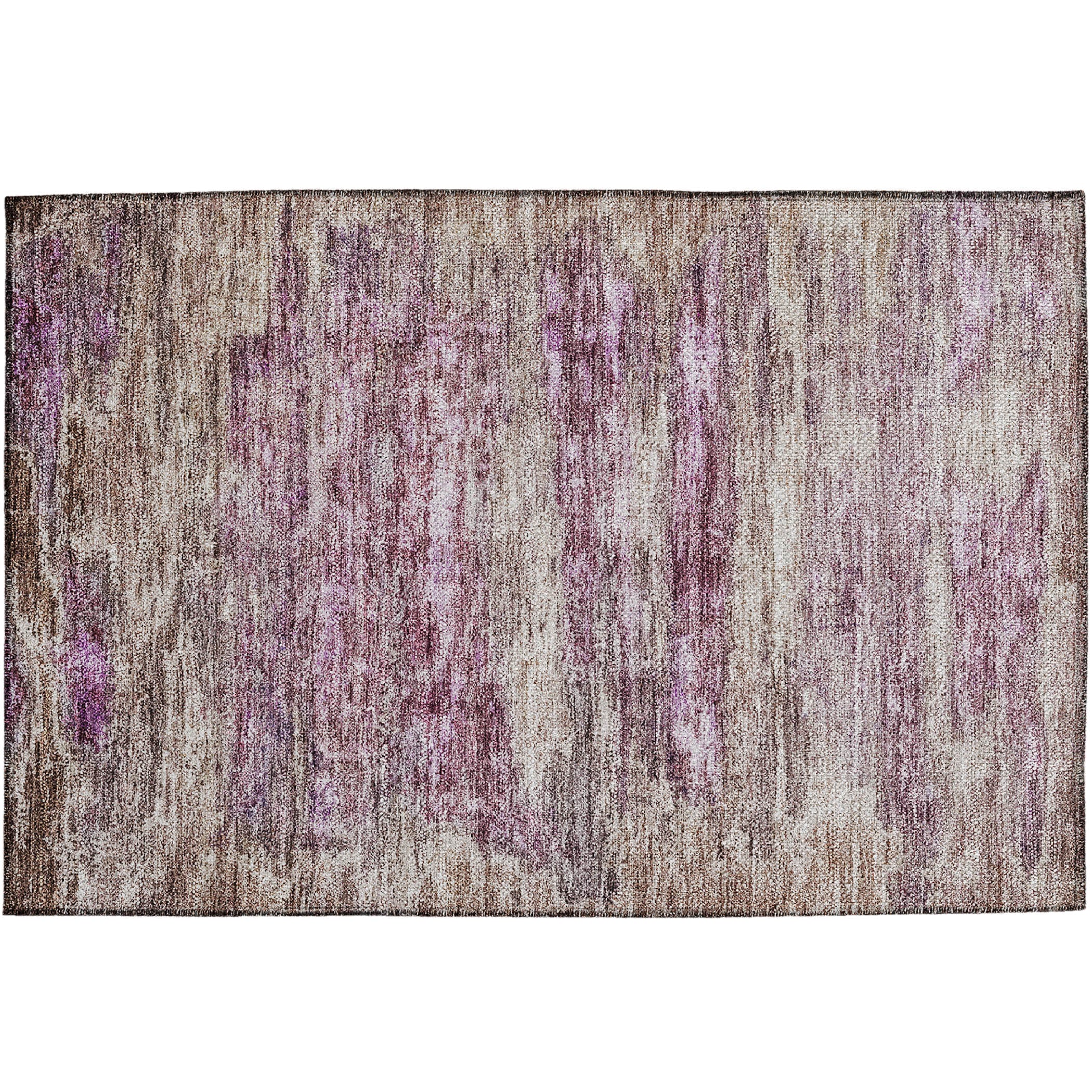Indoor/Outdoor Contemporary NV4 Blush Pink Rug 1'8" x 2'6" #shape_Rectangle
