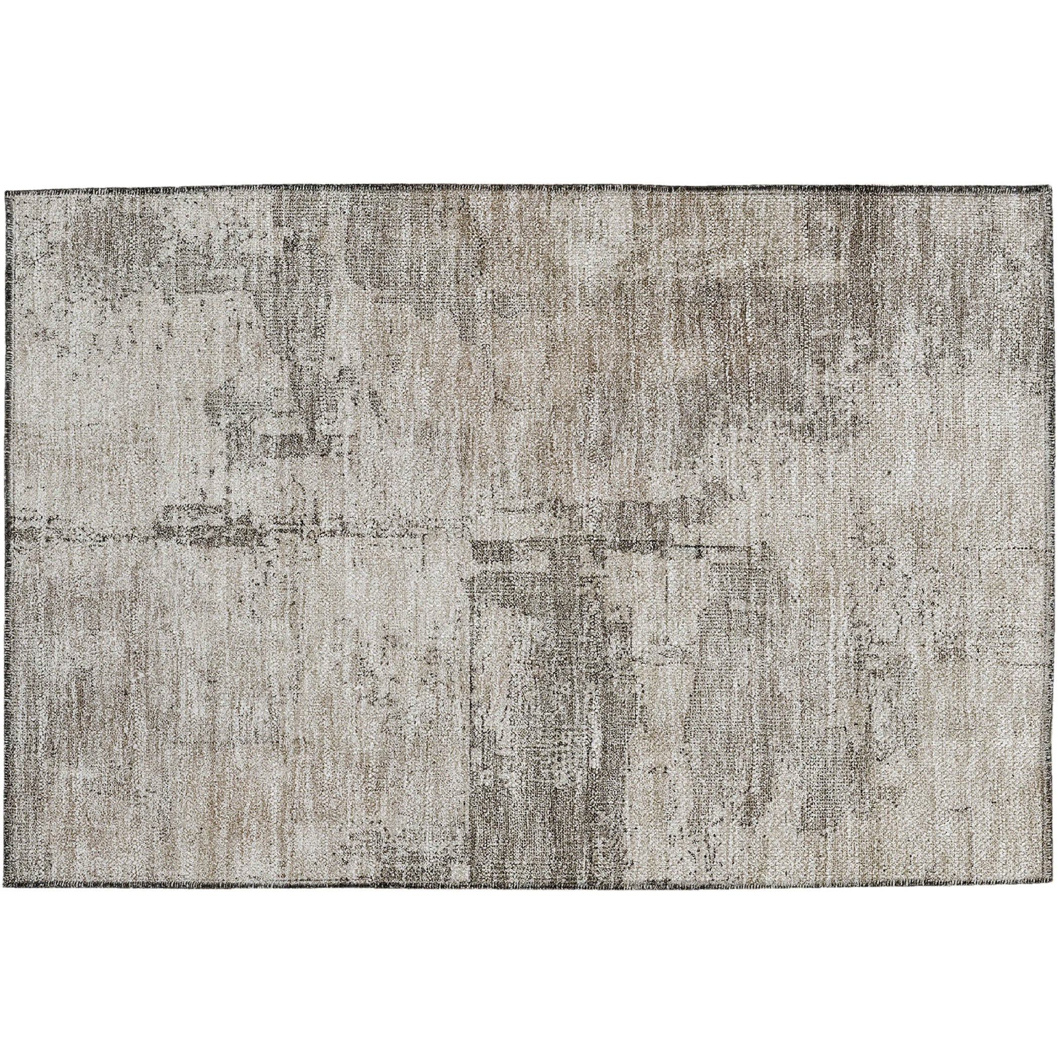 Indoor/Outdoor Contemporary NV8 Linen Ivory Rug 1'8" x 2'6" #shape_Rectangle