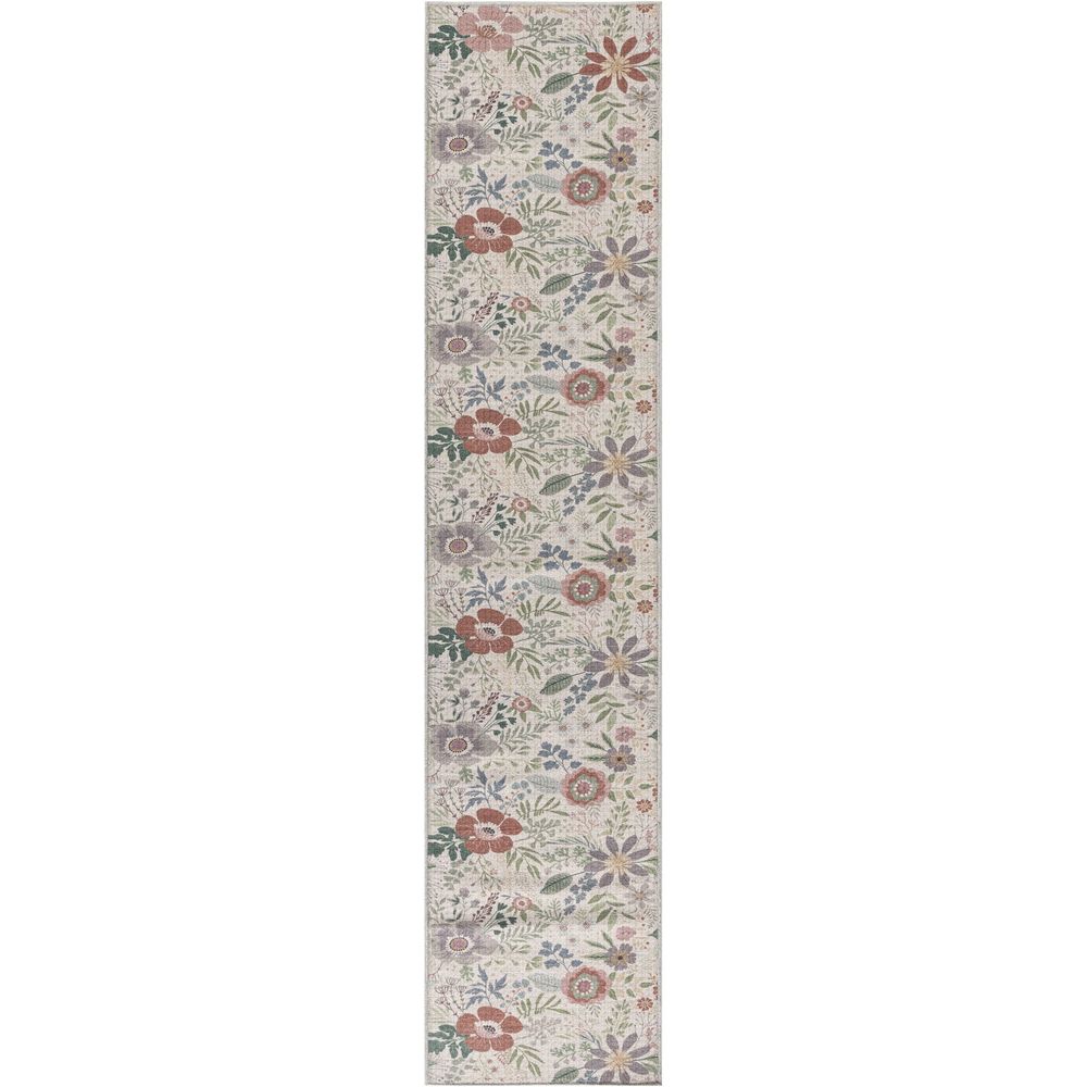 Nourison Washables NWB06 Cream Multicolor Rug #color_cream multicolor