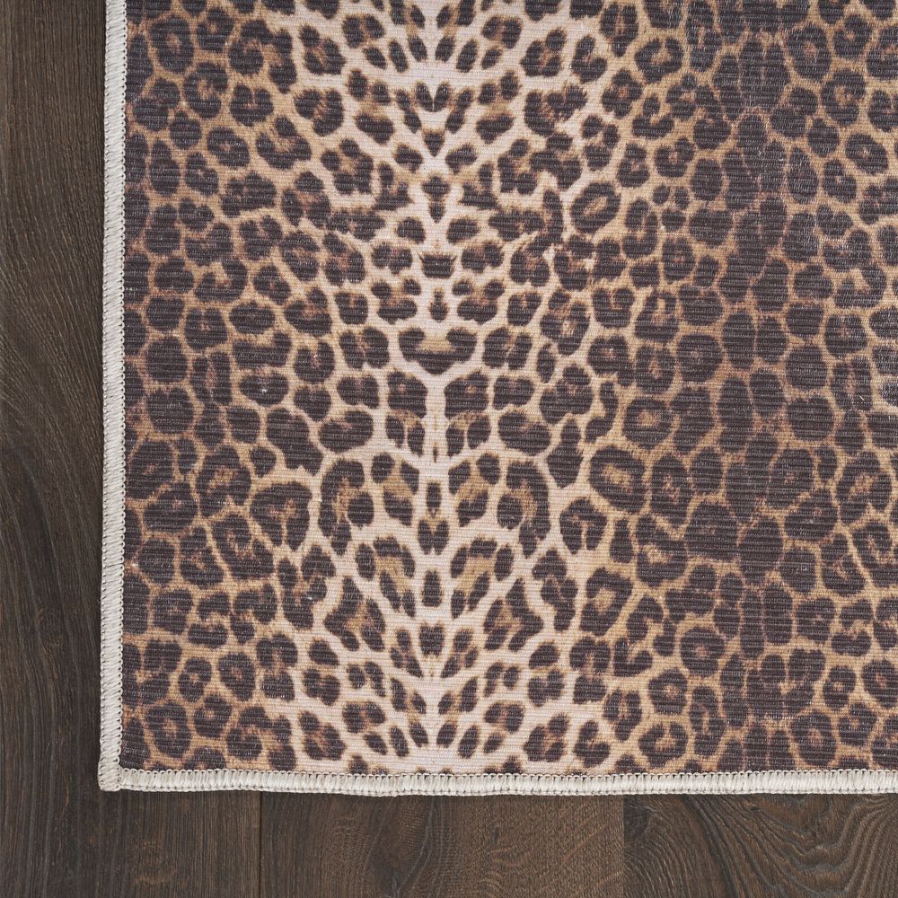 Nourison Washables NWB11 Leopard Rug #color_leopard