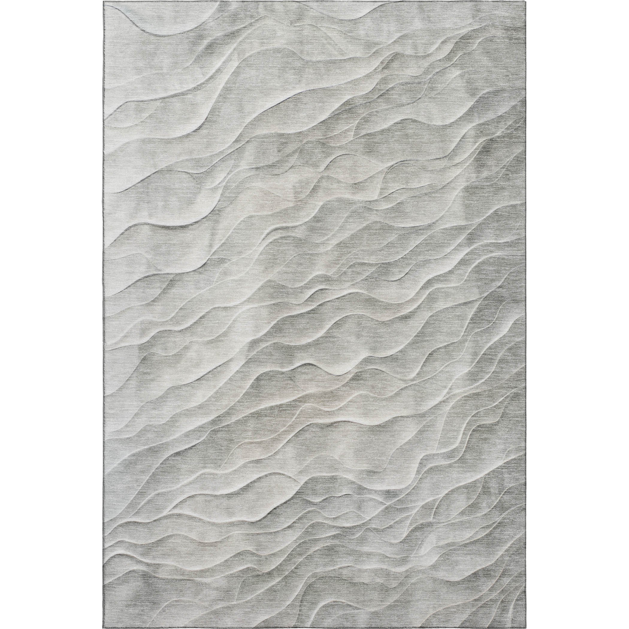 Luxury Machine Washable Indoor/Outdoor Transitional PA1 Taupe Brown Rug 2'6" x 3'10" #shape_Rectangle
