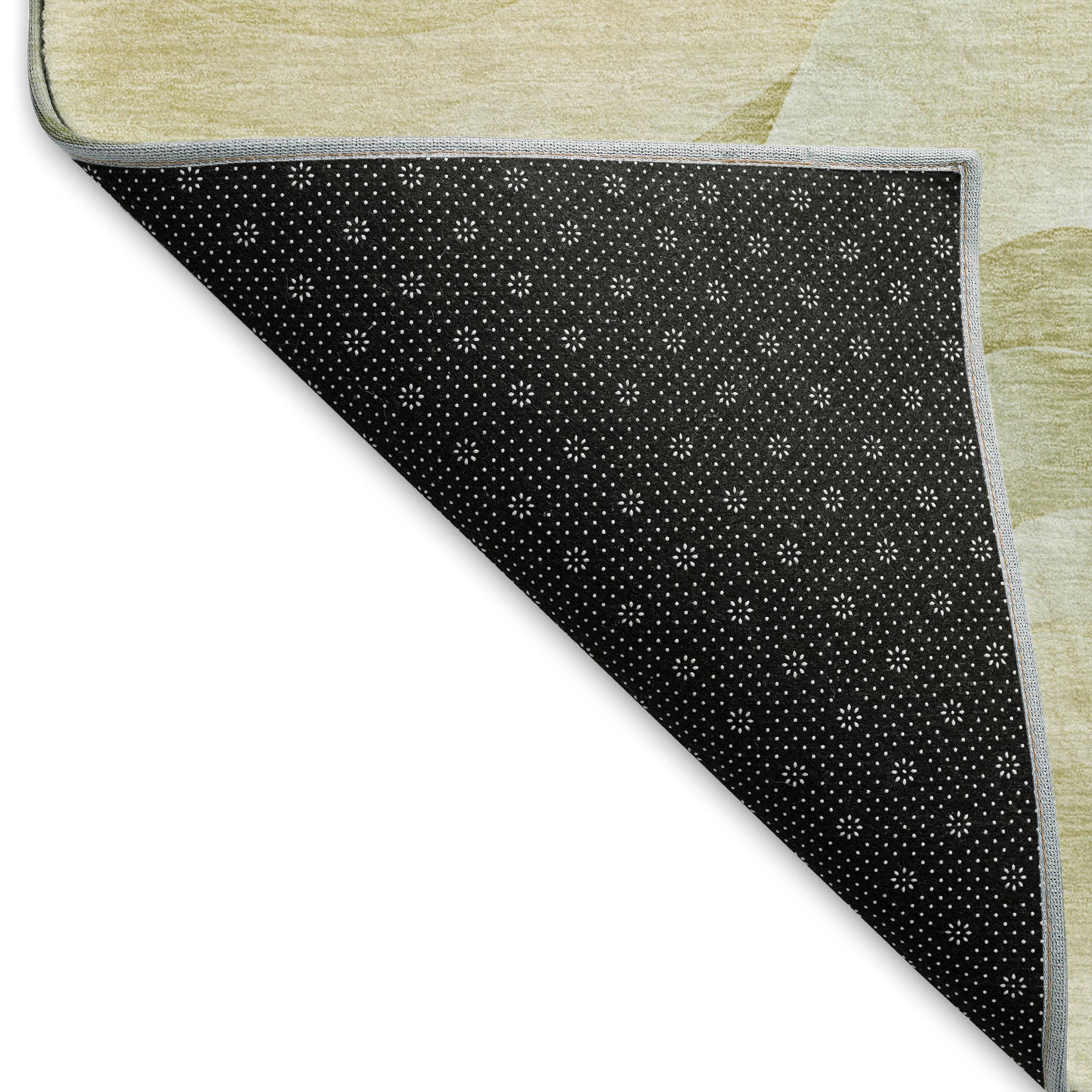 Luxury Machine Washable Indoor/Outdoor Transitional PA3 Aloe Green Rug 1'8" x 2'6" #shape_Rectangle