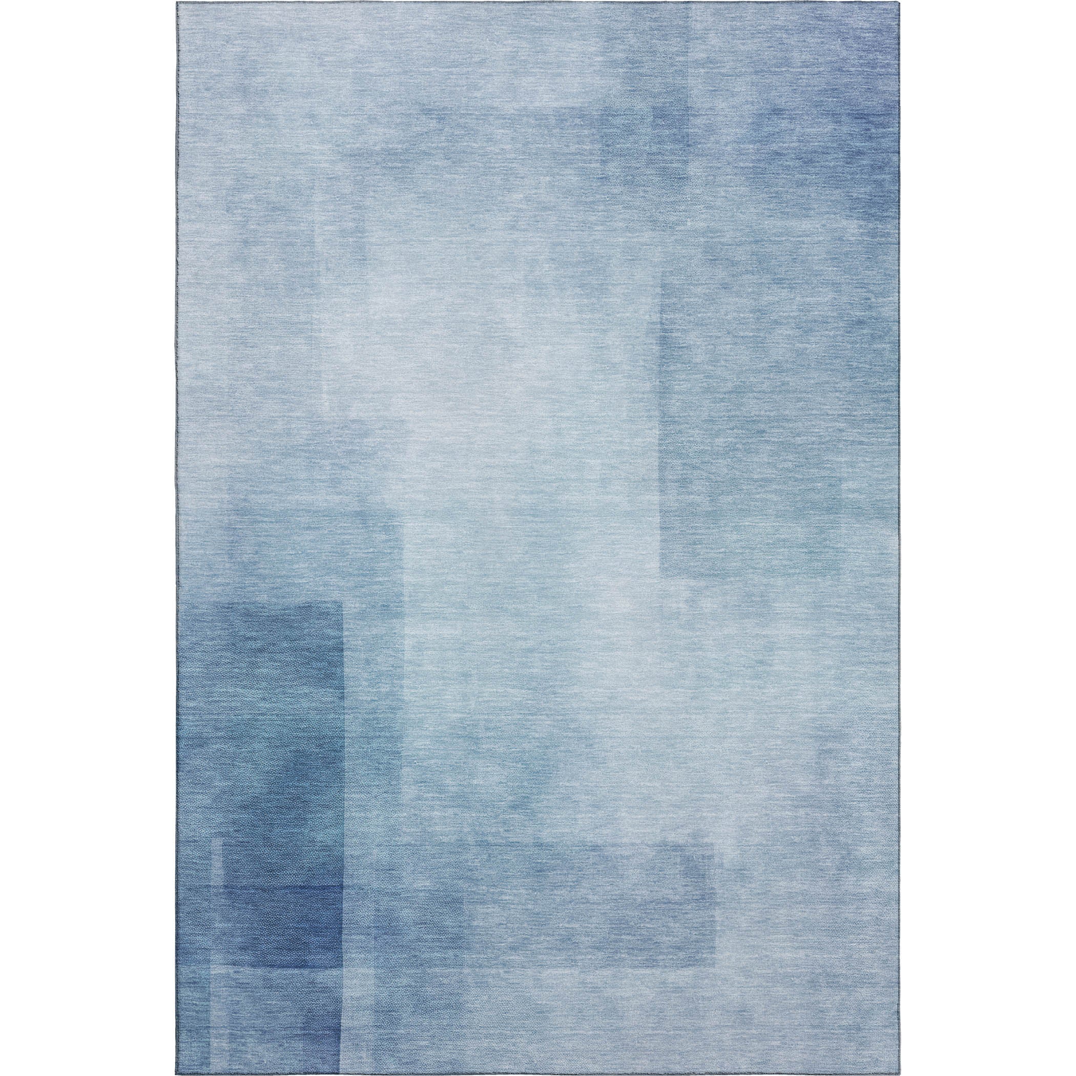 Luxury Machine Washable Indoor/Outdoor Transitional PA5 Blue Rug 2'6" x 3'10" #shape_Rectangle