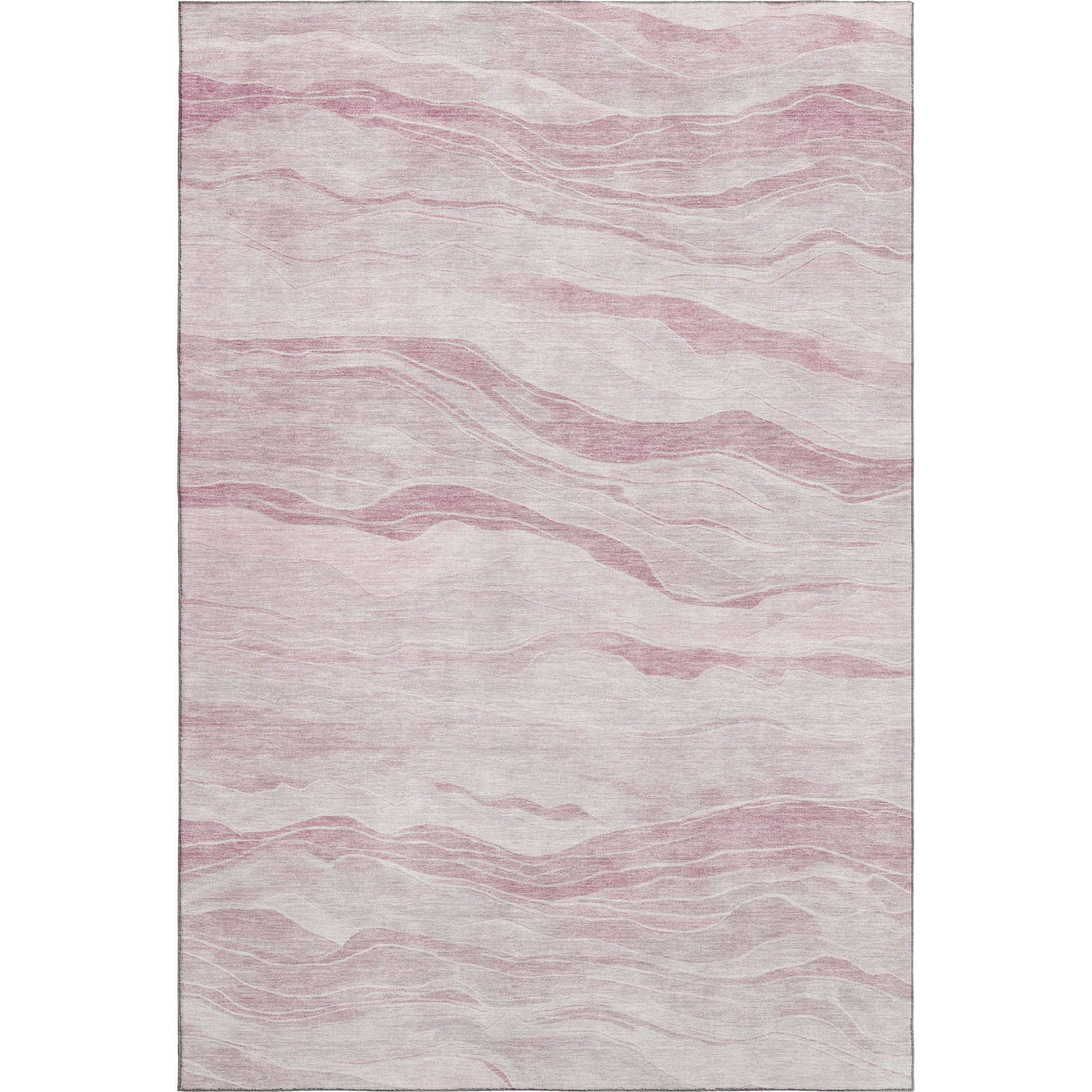 Luxury Machine Washable Indoor/Outdoor Transitional PA6 Pink Rug 2'6" x 3'10" #shape_Rectangle