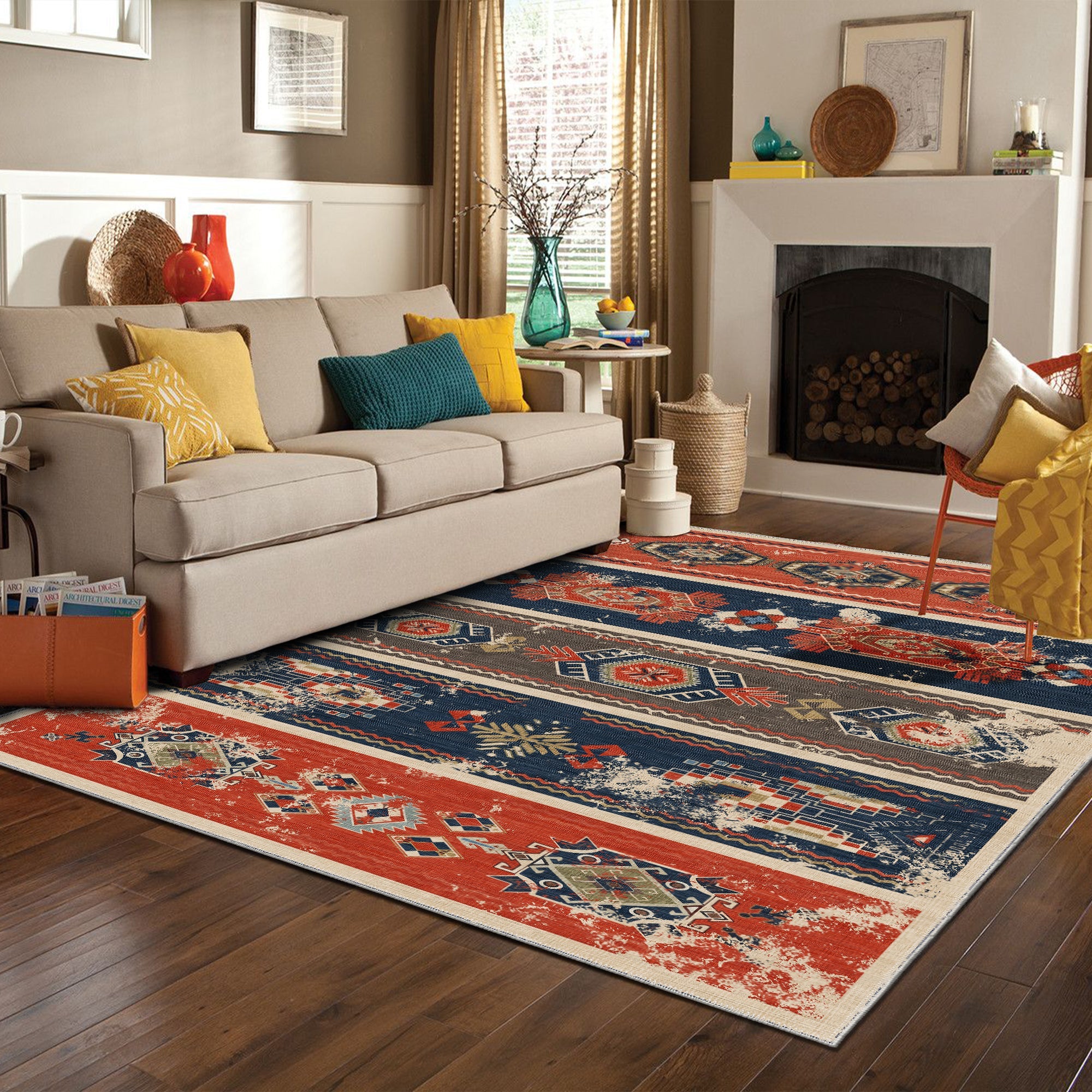 Sofia Machine Washable Area Rug