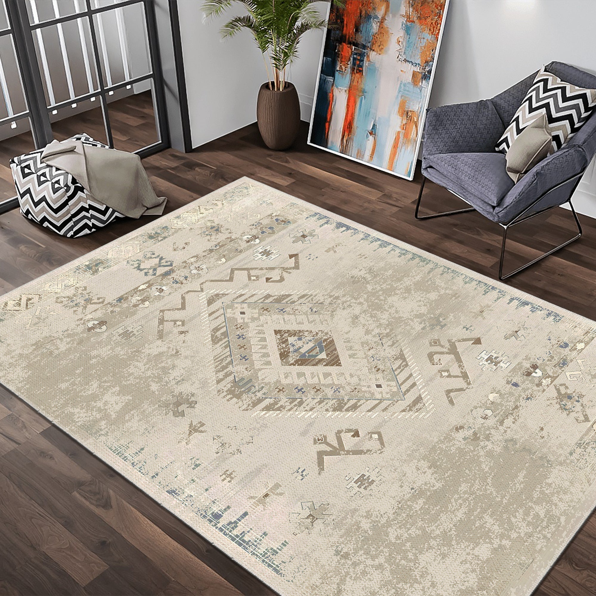 Raze Machine Washable Area Rug