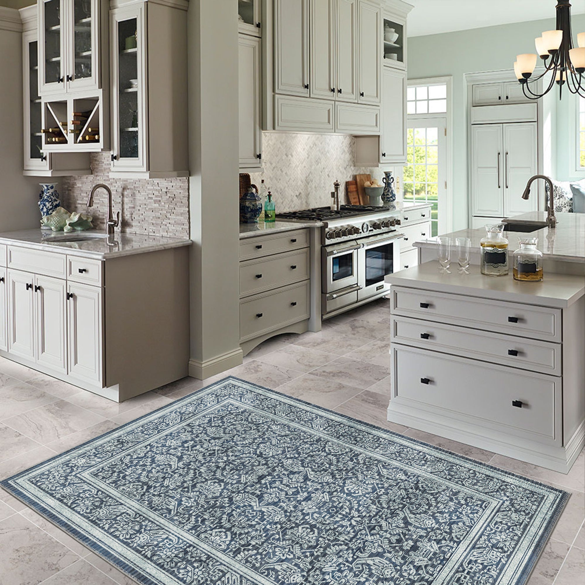 London Machine Washable Area Rug