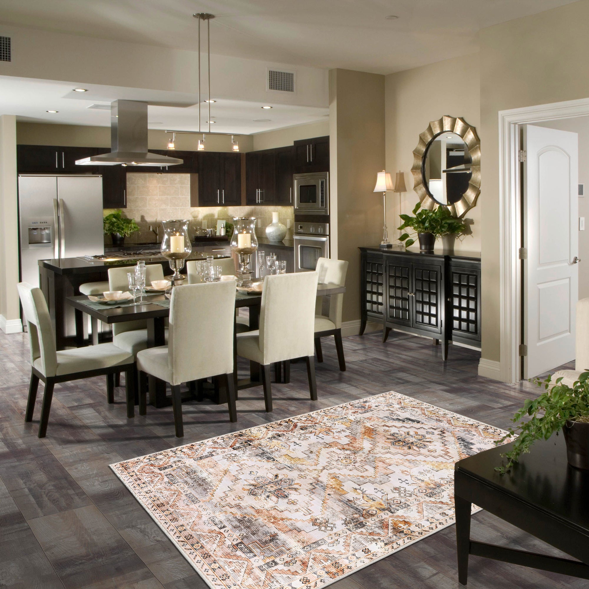 Torino Machine Washable Area Rug