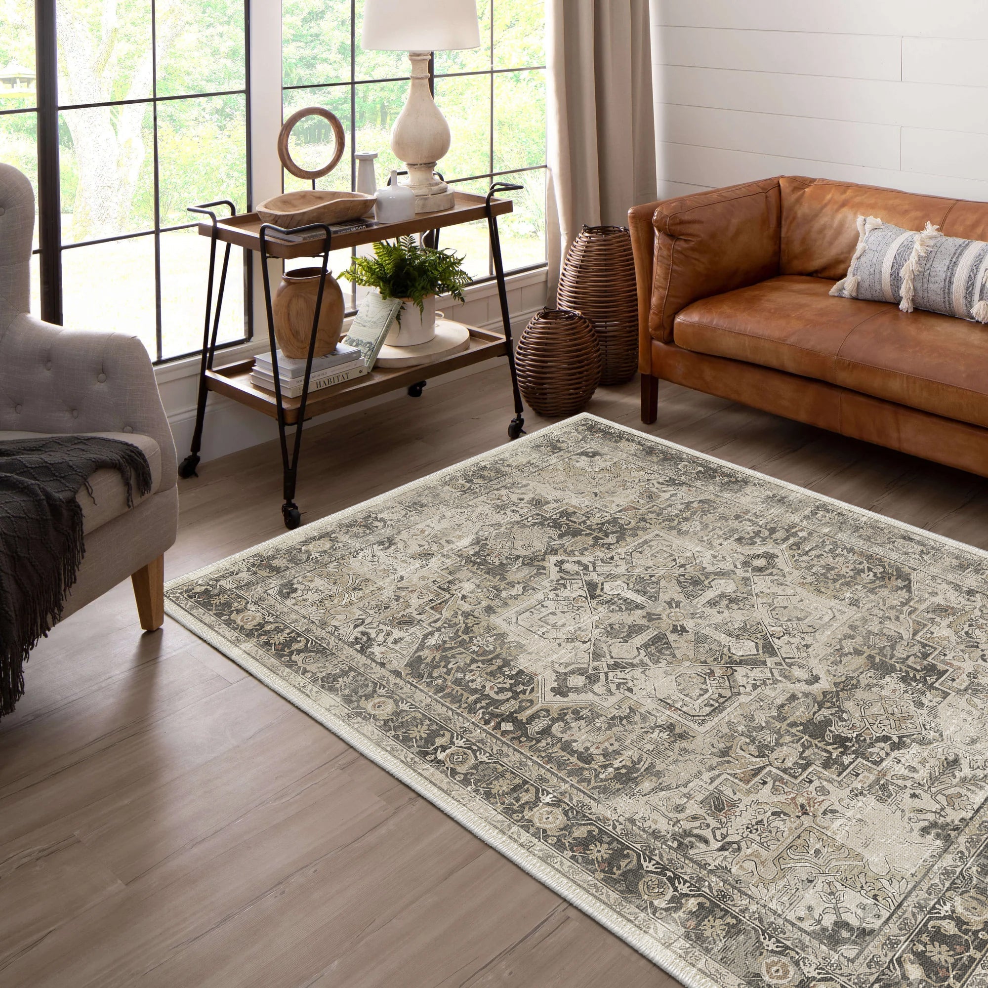 Hamburg Machine Washable Area Rug