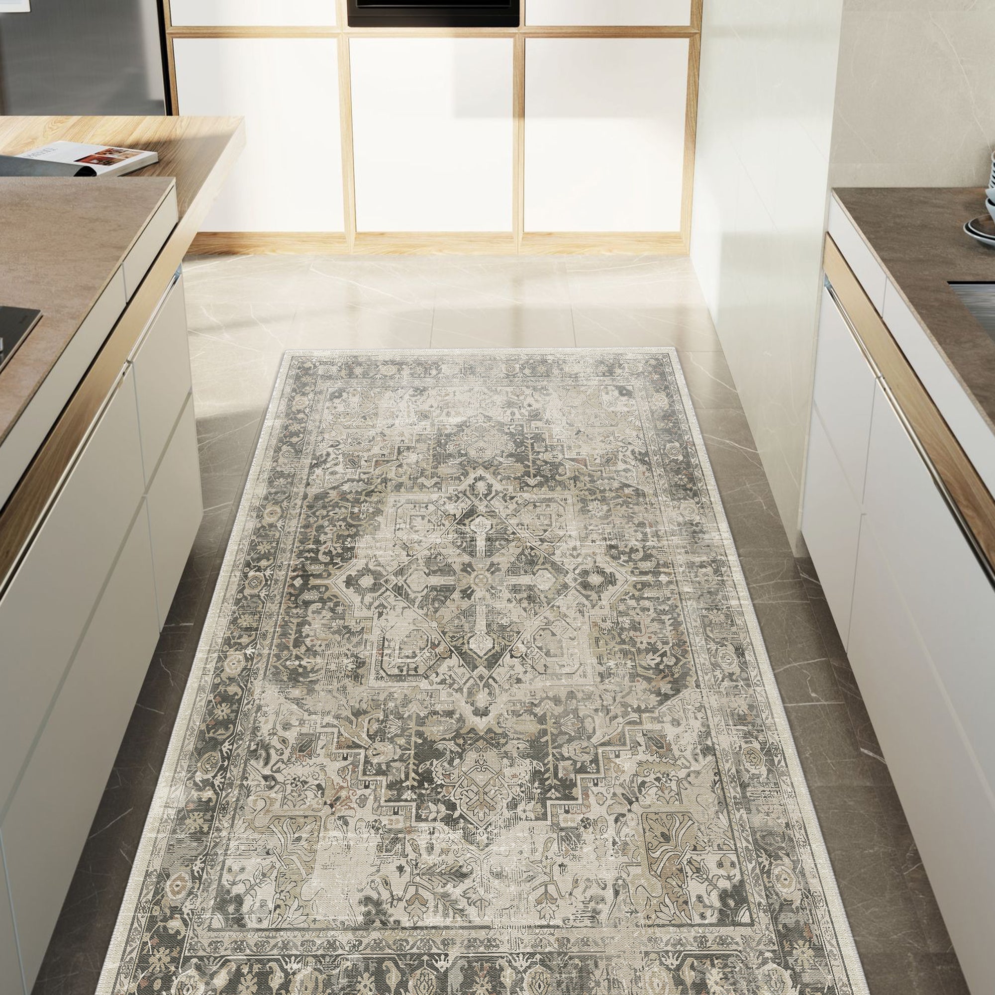 Hamburg Machine Washable Area Rug
