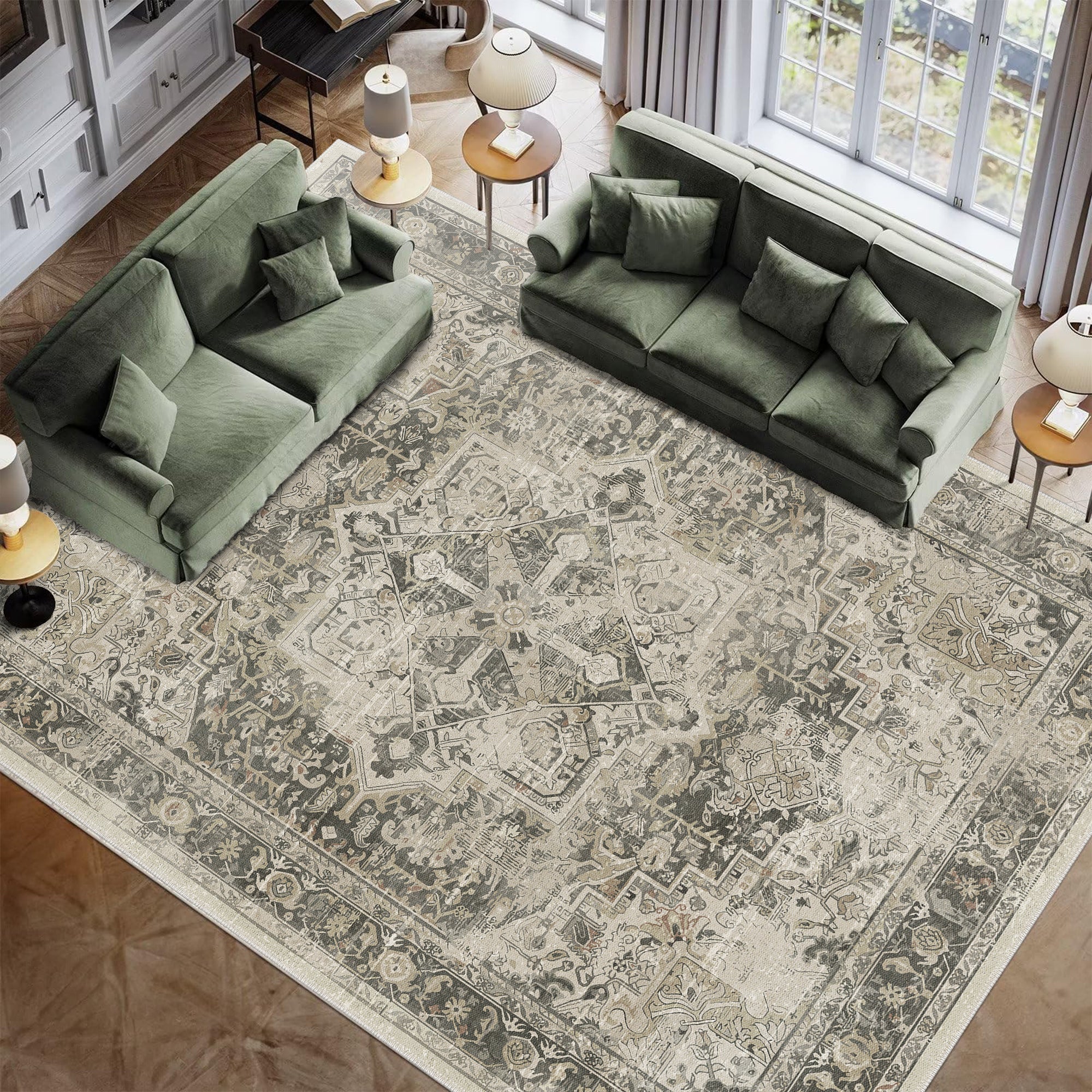 Hamburg Machine Washable Area Rug