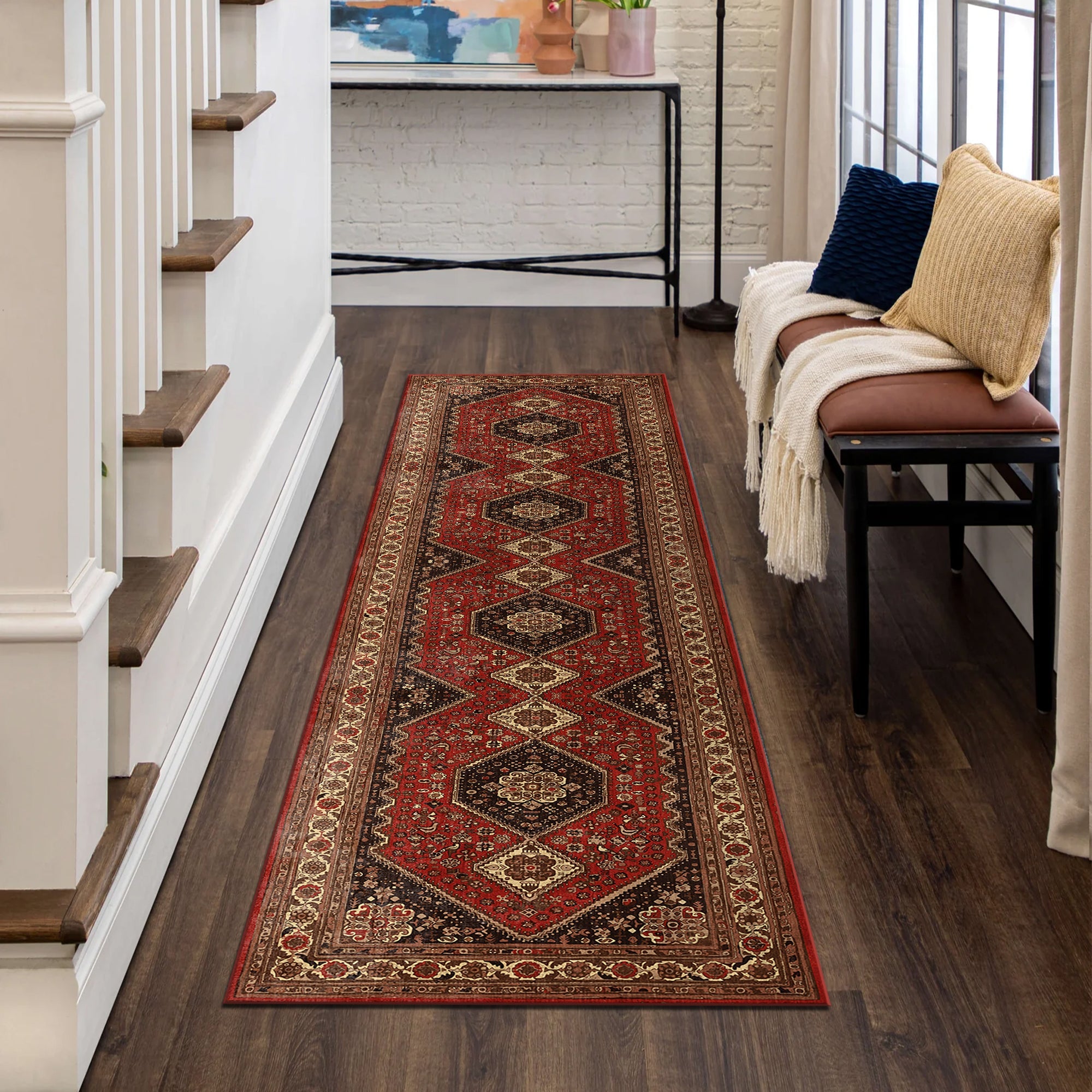 Naples Machine Washable Area Rug
