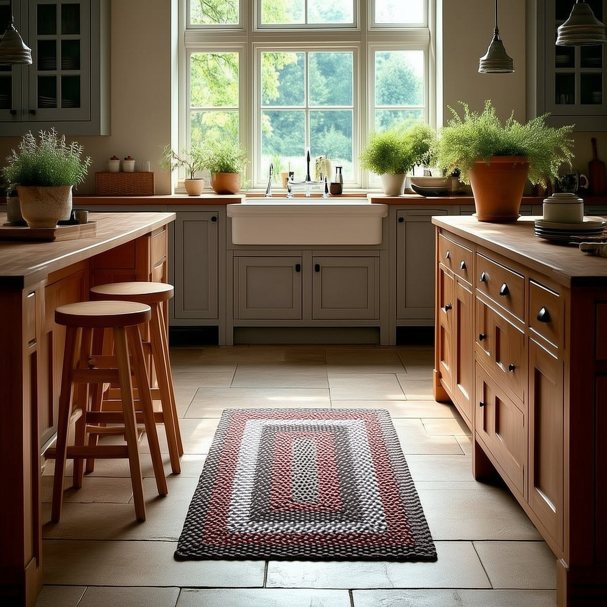 Brown Plymouth Collection braided rug 2' x 3' Rectangle #size_2' x 3' Rectangle