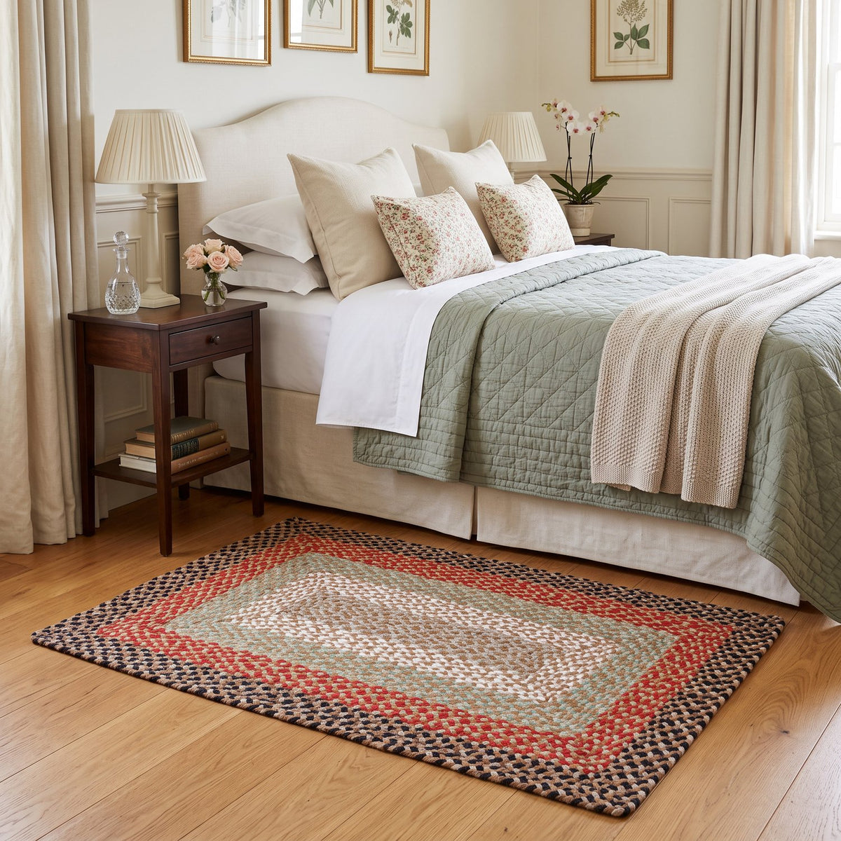 Earthtone Plymouth Collection braided rug 2' x 3' Rectangle #size_2' x 3' Rectangle