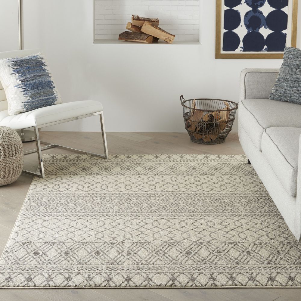 Passion PSN43 Ivory/Grey Rugs #color_ivory/grey