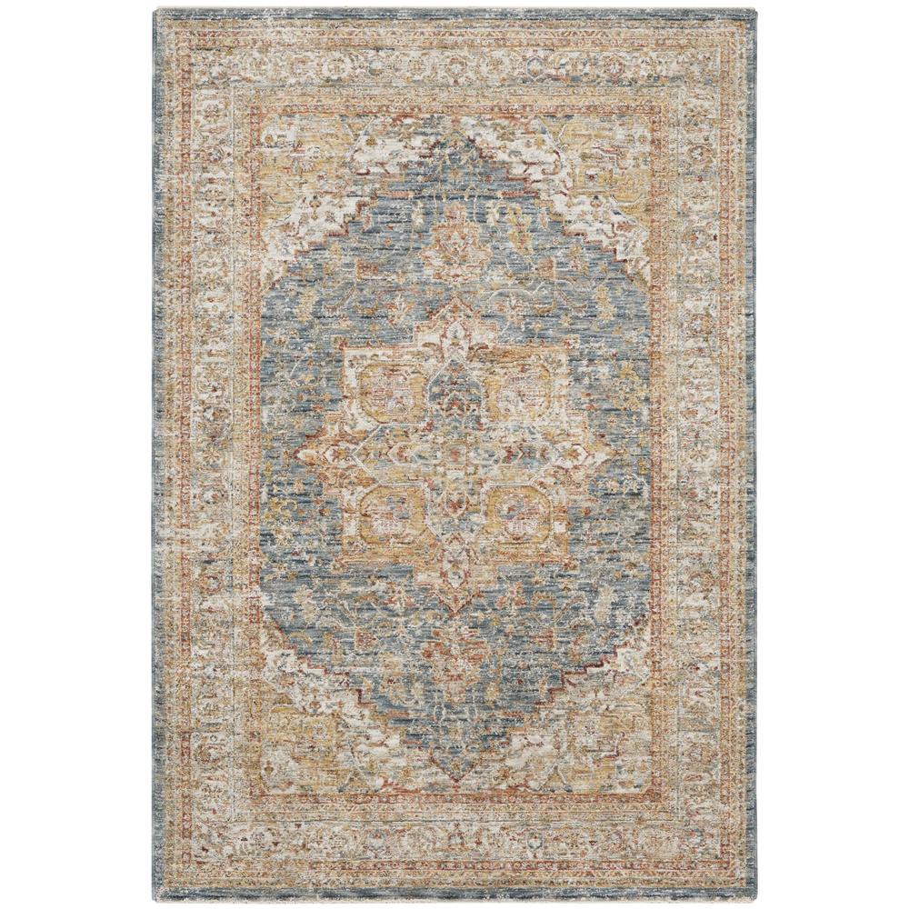 Petra PTR06 Ivory Blue Rugs #color_ivory blue