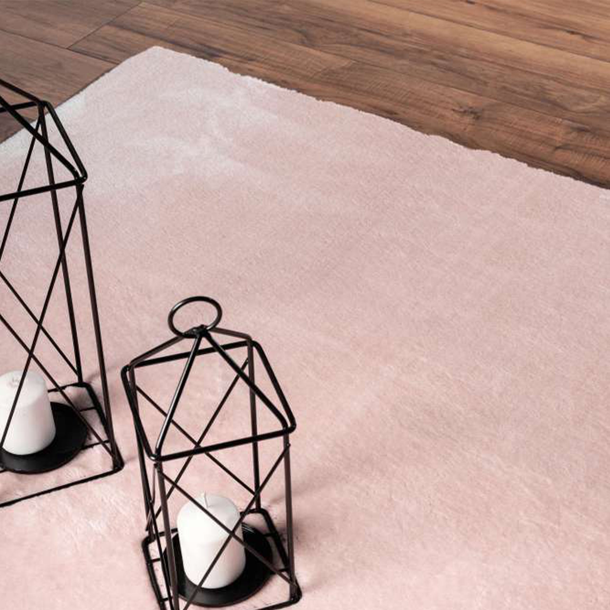 Powder Plush Machine Washable Area Rug